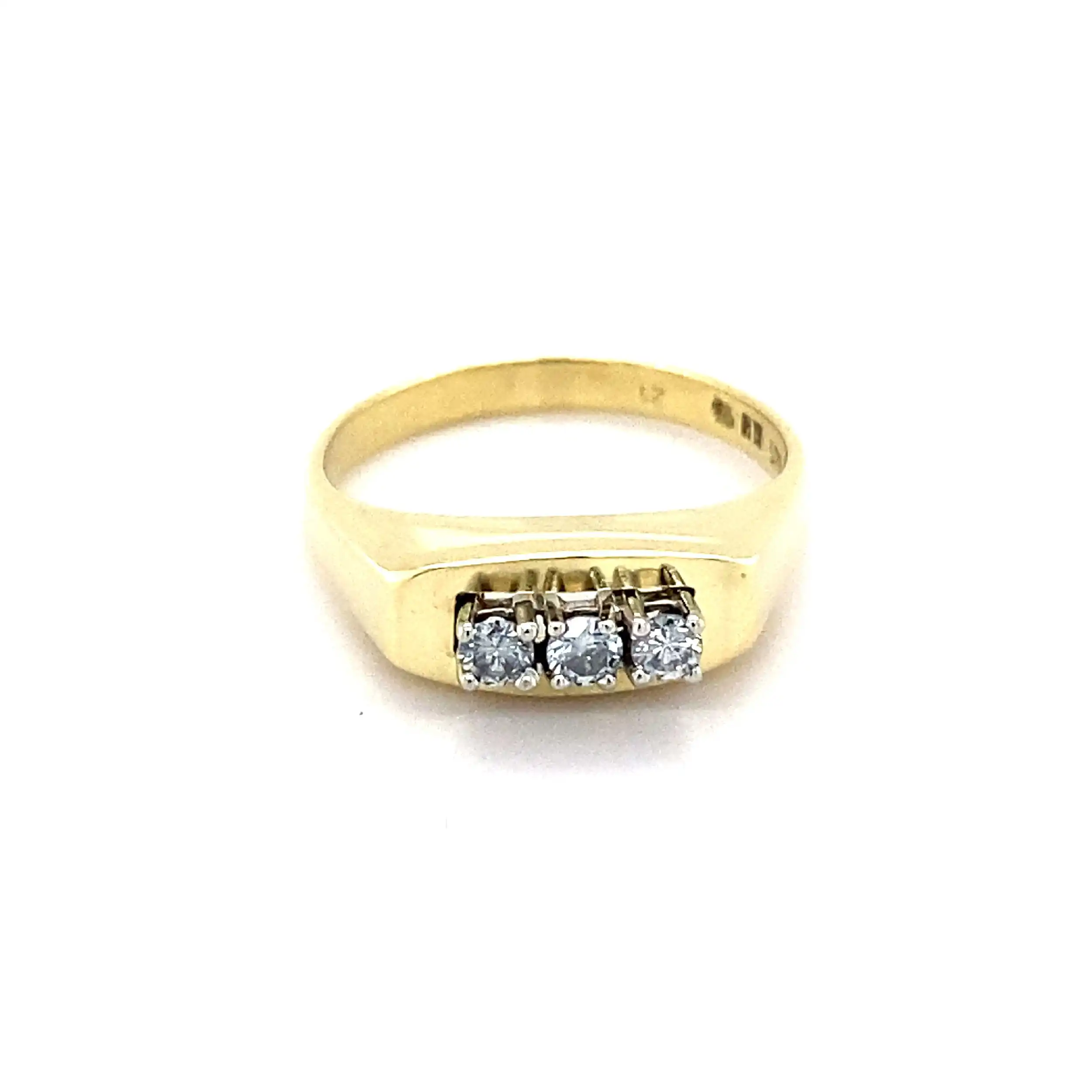 Ring Gelbgold mit Brillanten Ring Gelbgold mit Brillanten