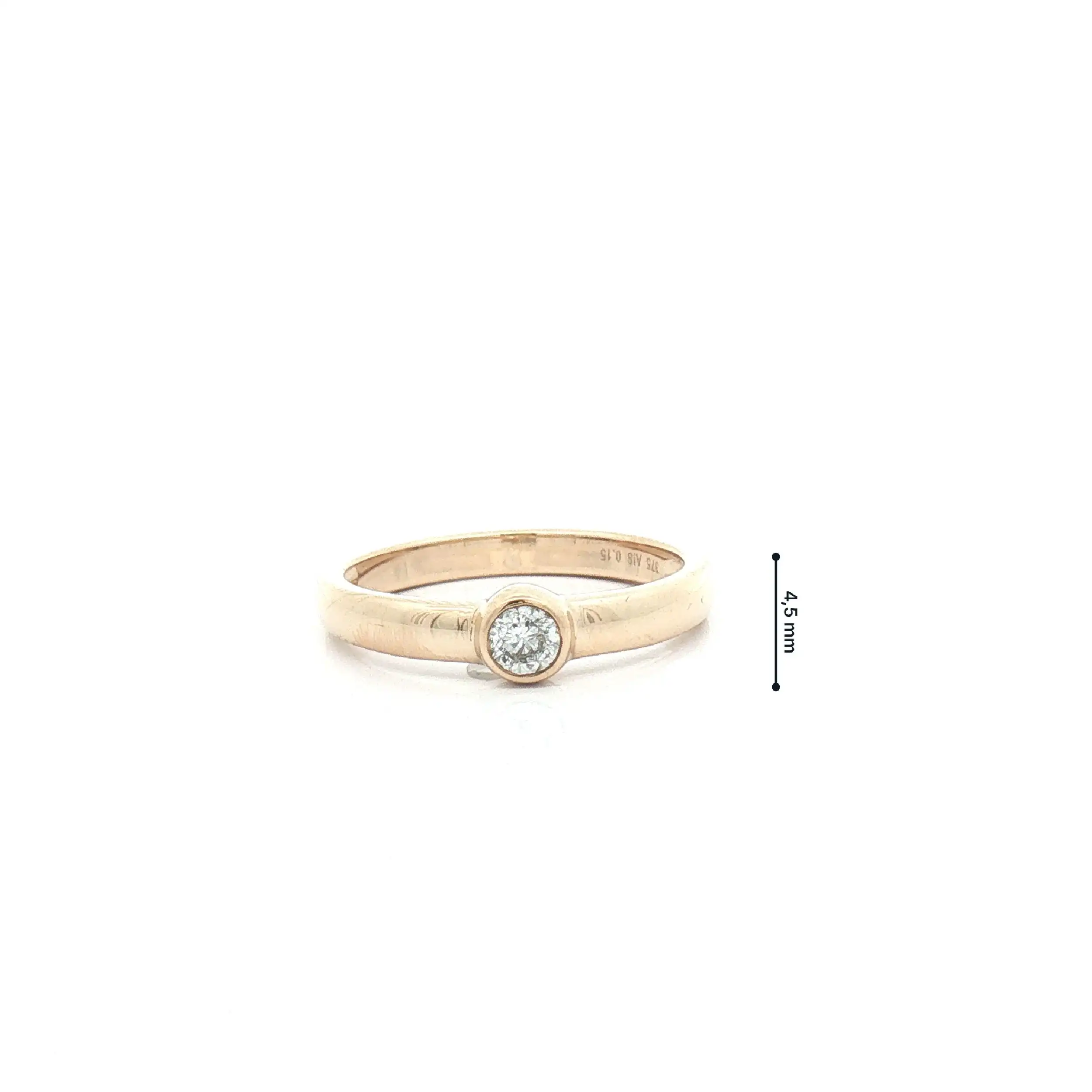 Ring Gelbgold mit Brillant