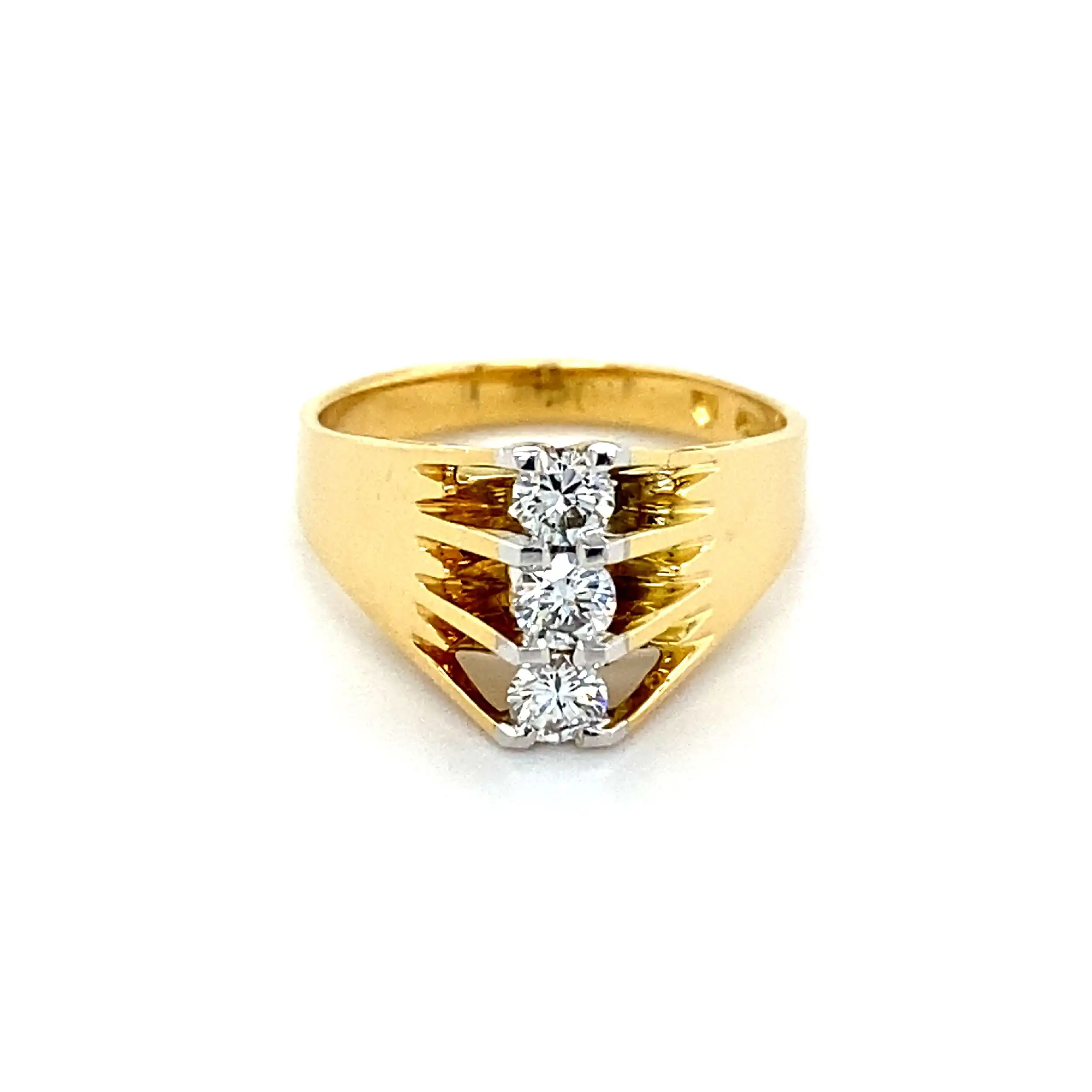 Ring Bicolor mit Brillanten Ring Bicolor mit Brillanten