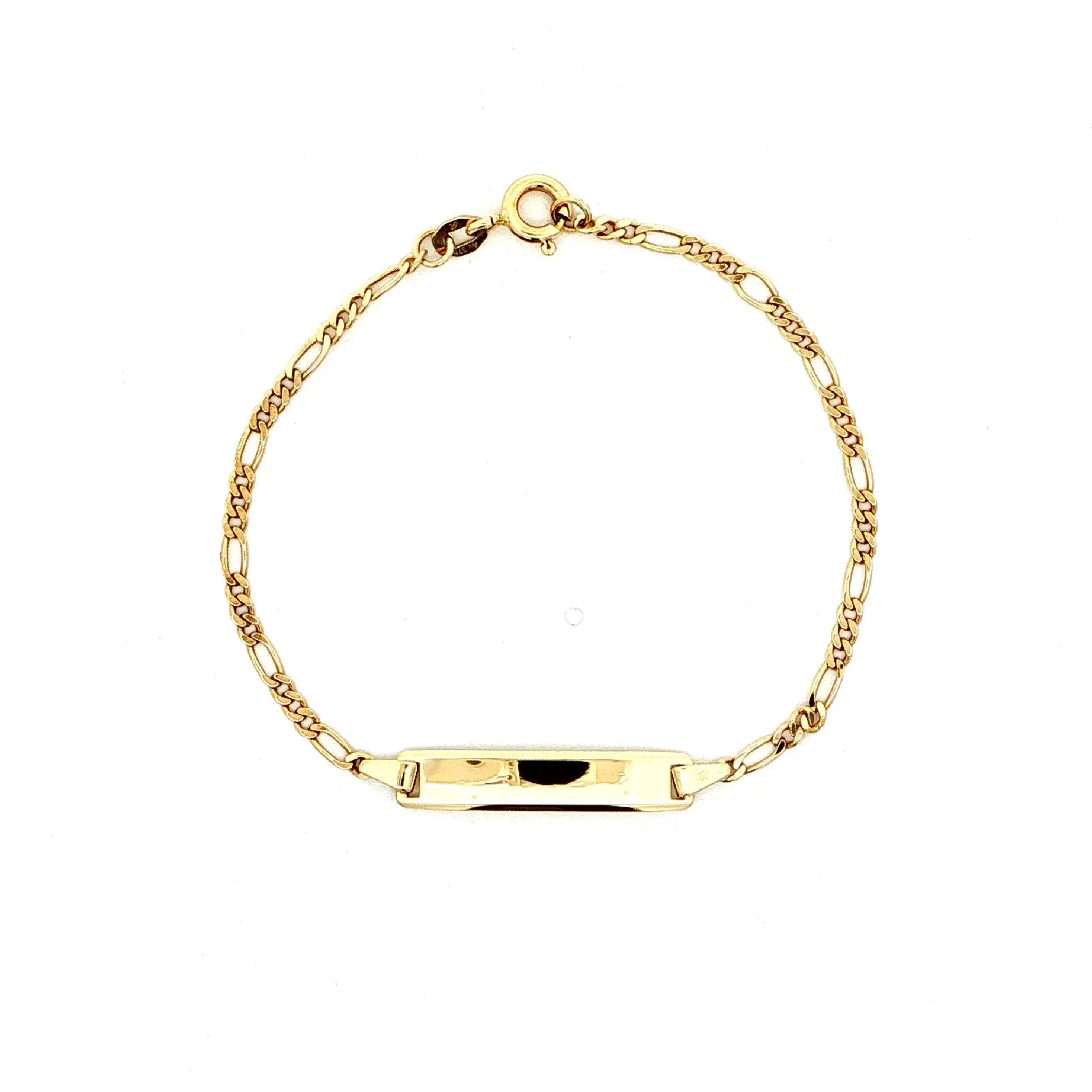 Ident-Armband Gelbgold