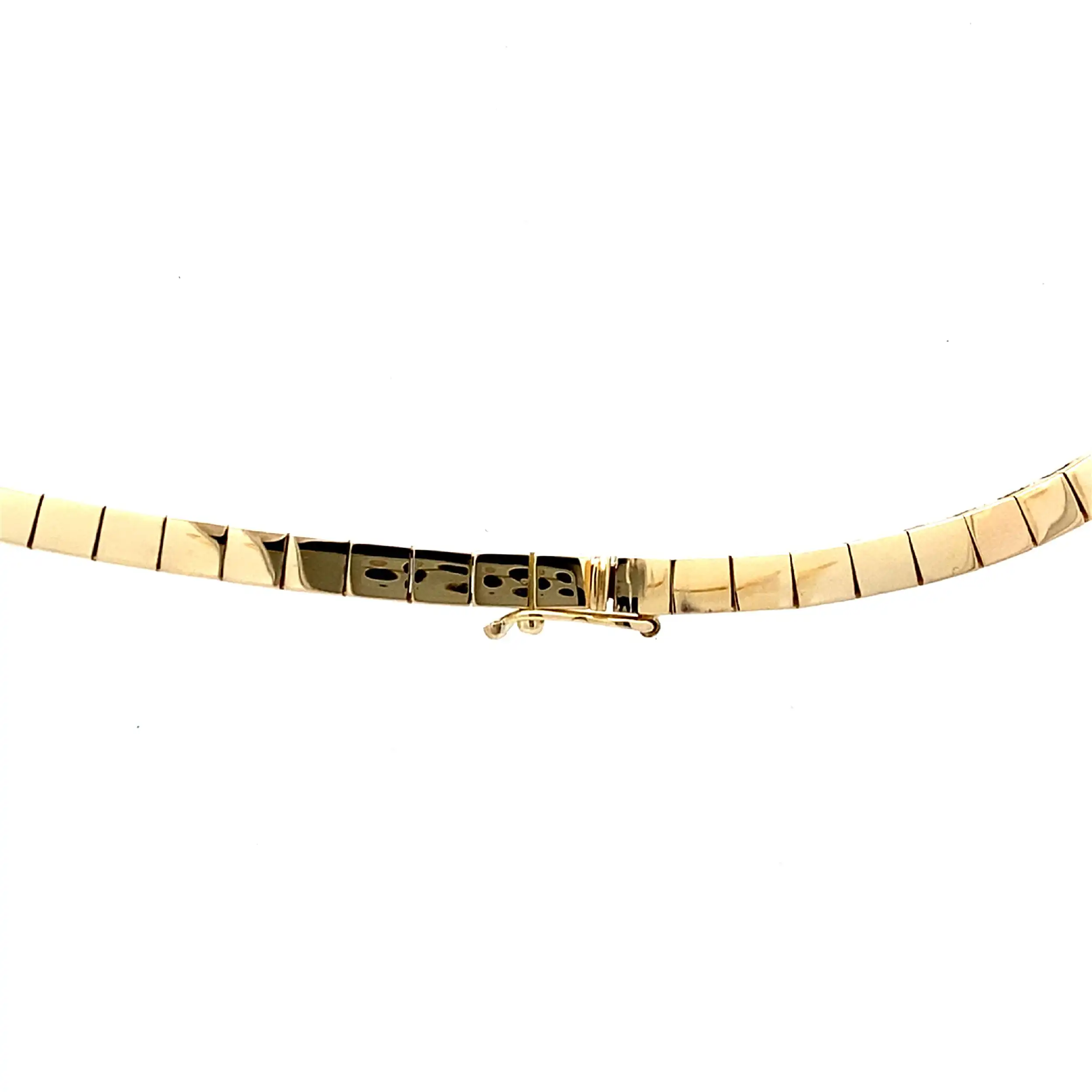 Collier Gelbgold mit Saphiren und Brillanten Collier Gelbgold mit Saphiren und Brillanten