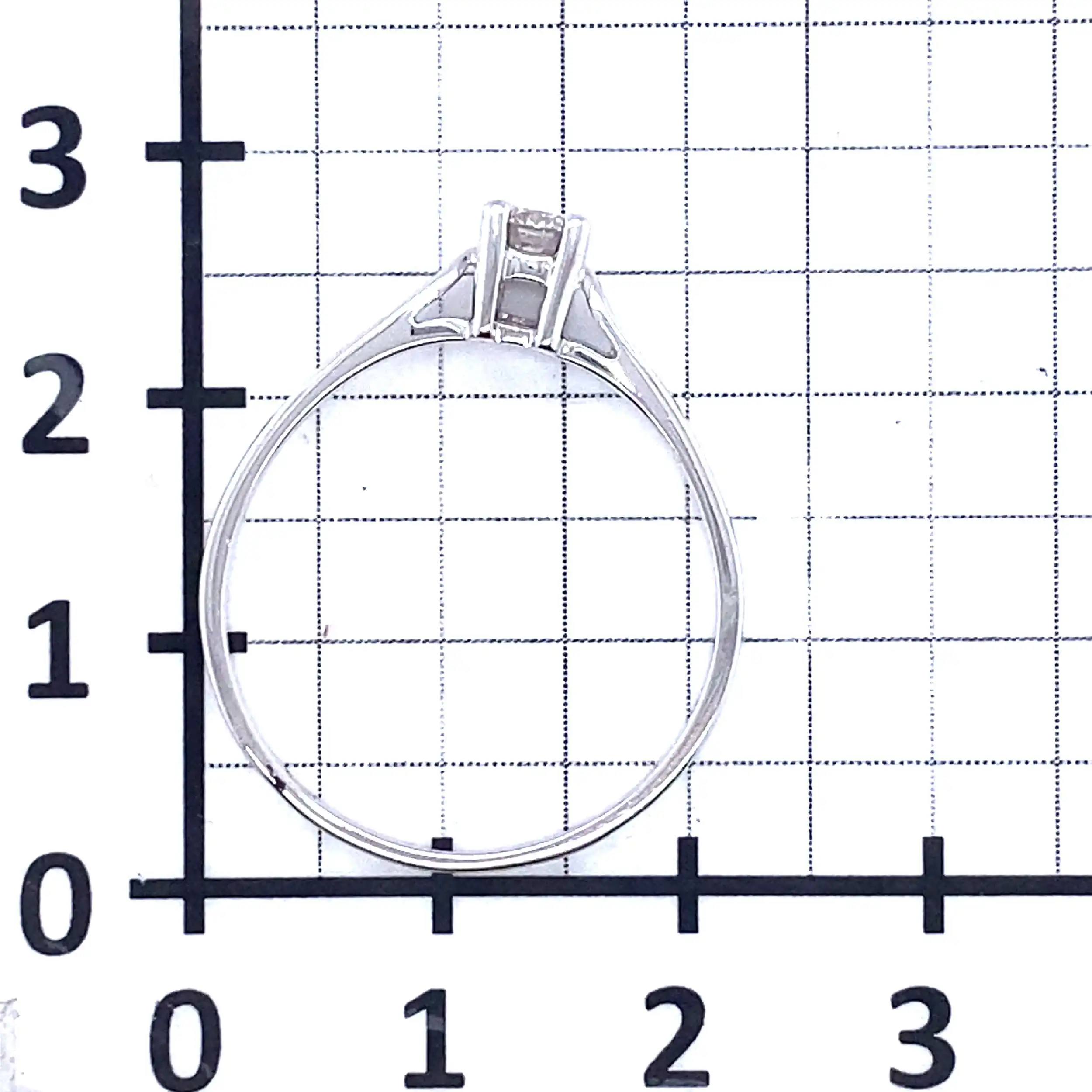 Ring Weißgold mit Brillant Solitär Ring Weißgold mit Brillant Solitär