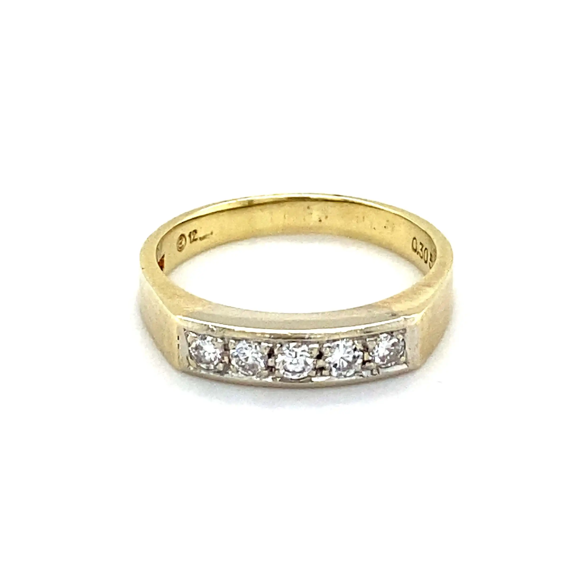 Ring Gelbgold mit Brillanten Ring Gelbgold mit Brillanten