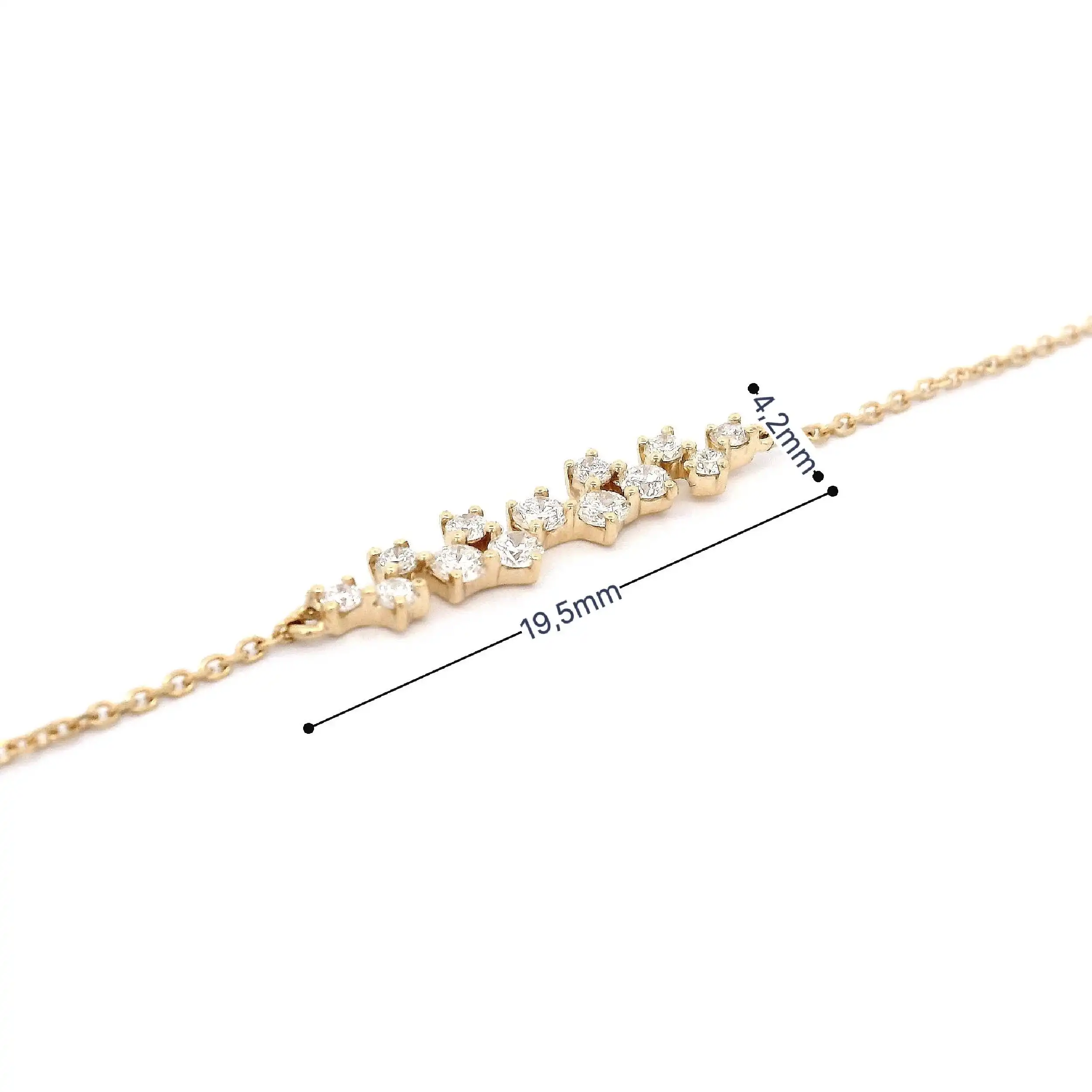Armband Gelbgold mit Brillanten