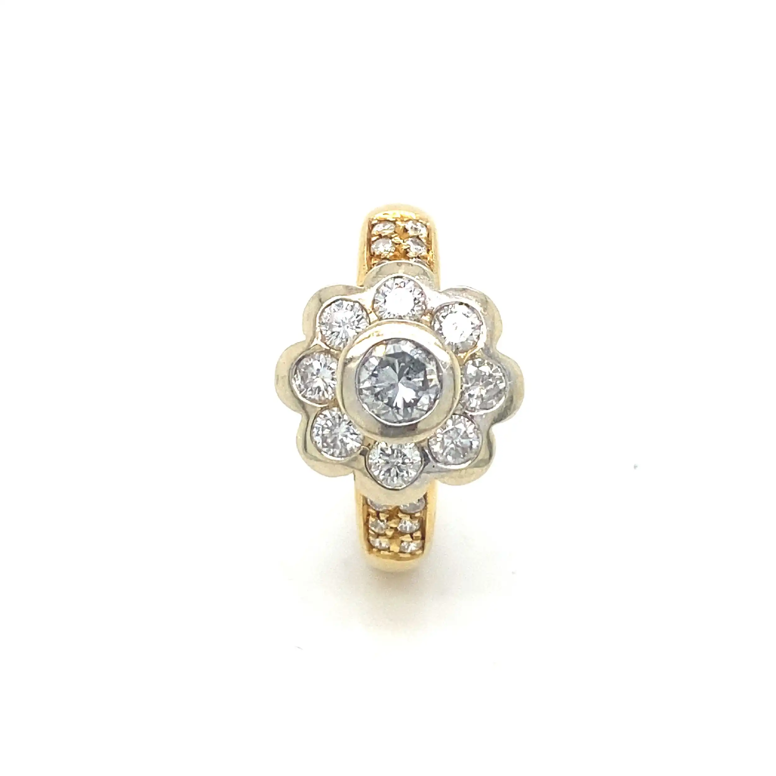 Ring Bicolor mit Brillanten Ring Bicolor mit Brillanten