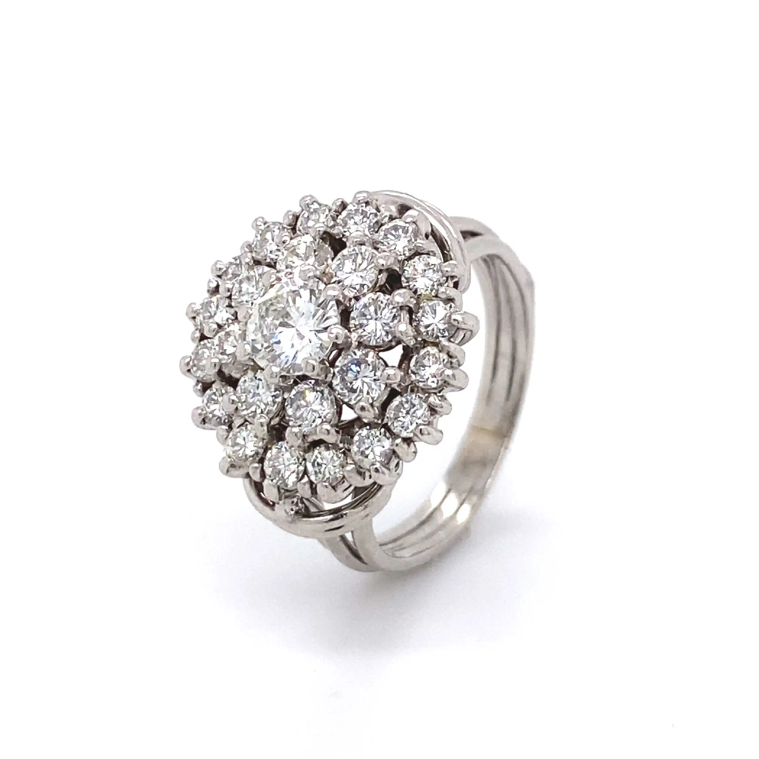 Ring Weißgold mit Brillanten