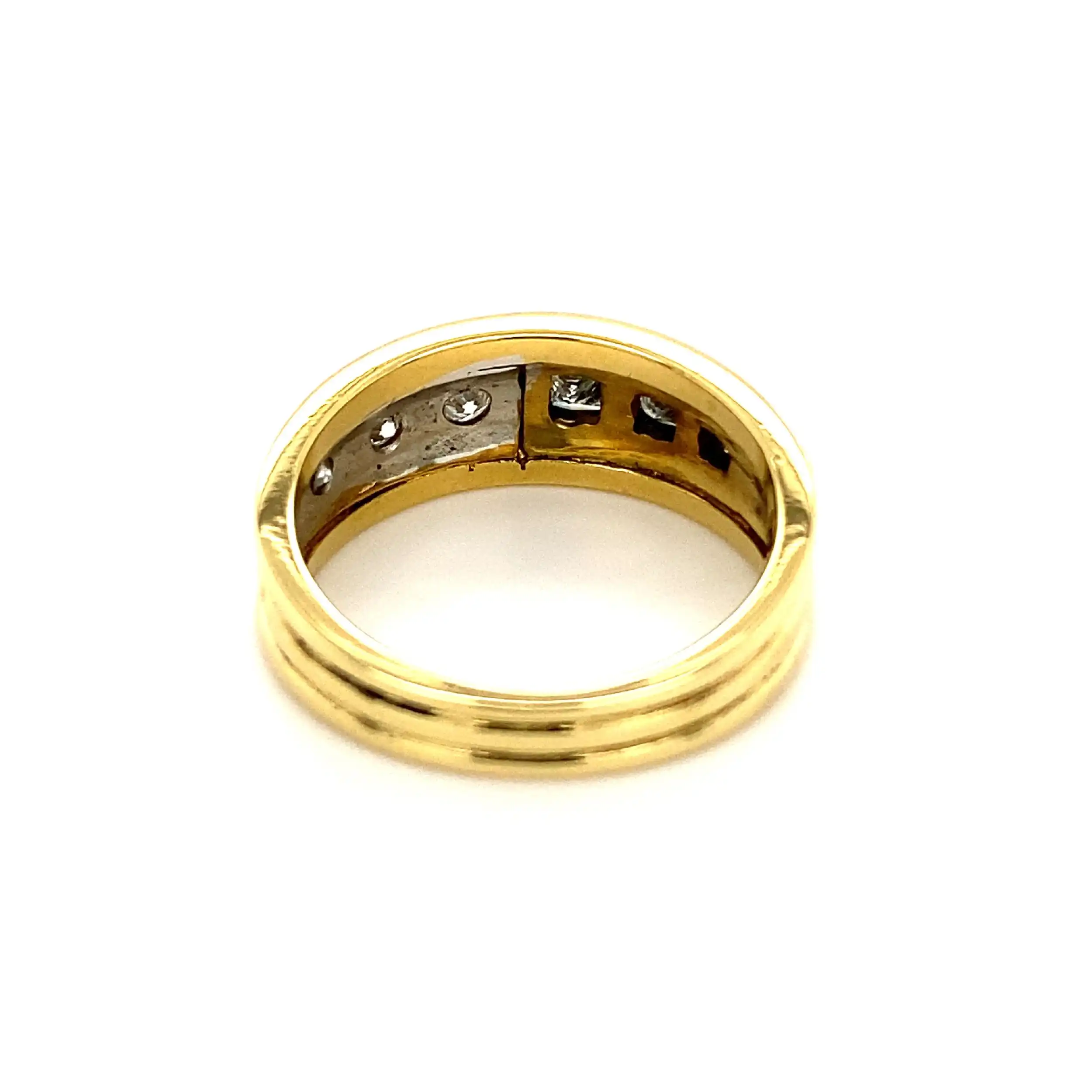 Ring Bicolor mit Brillanten