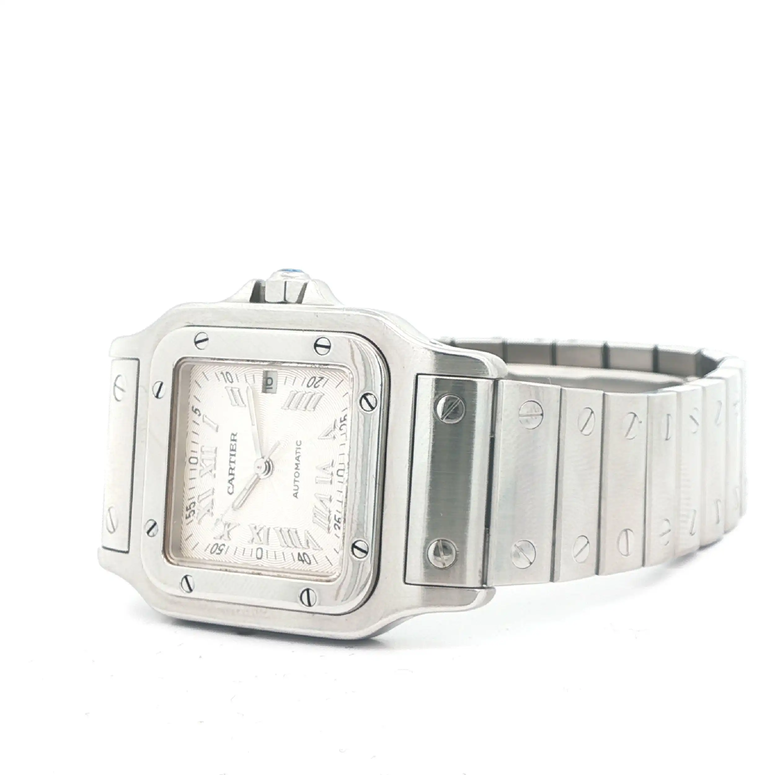 Herrenuhr Cartier Santos Galbée