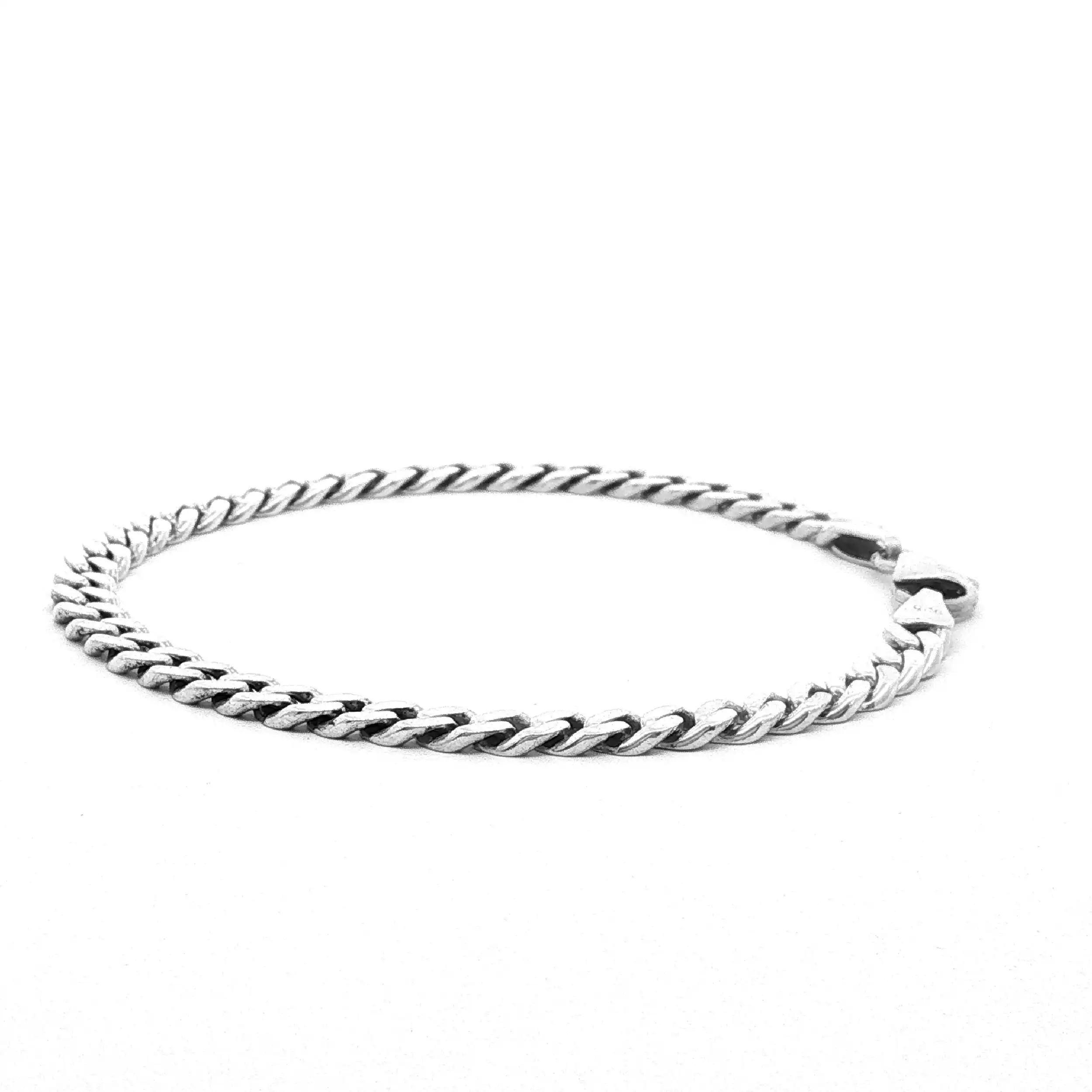 Panzerarmband Silber
