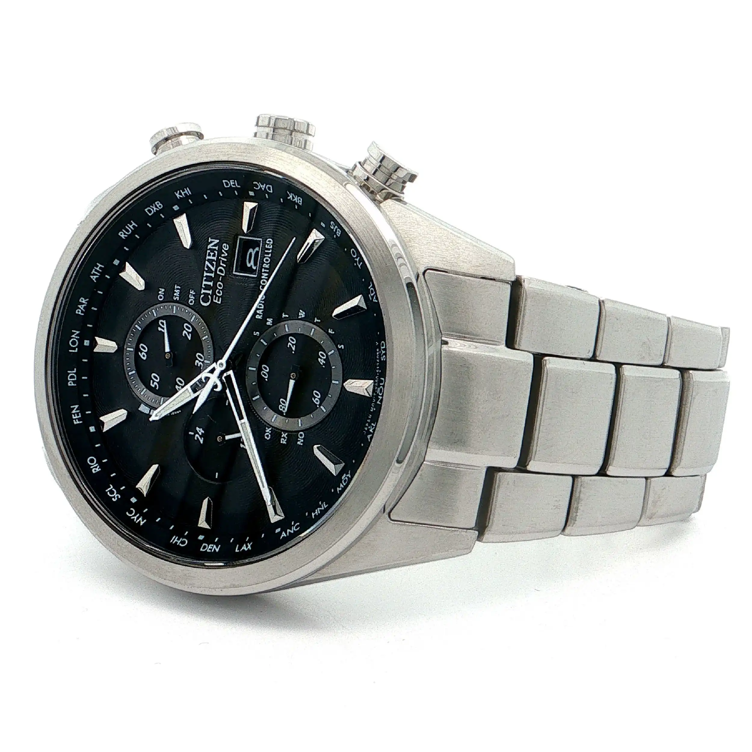 Herrenuhr Citizen H800 Eco Drive Radio Controlled mit Stahlband
