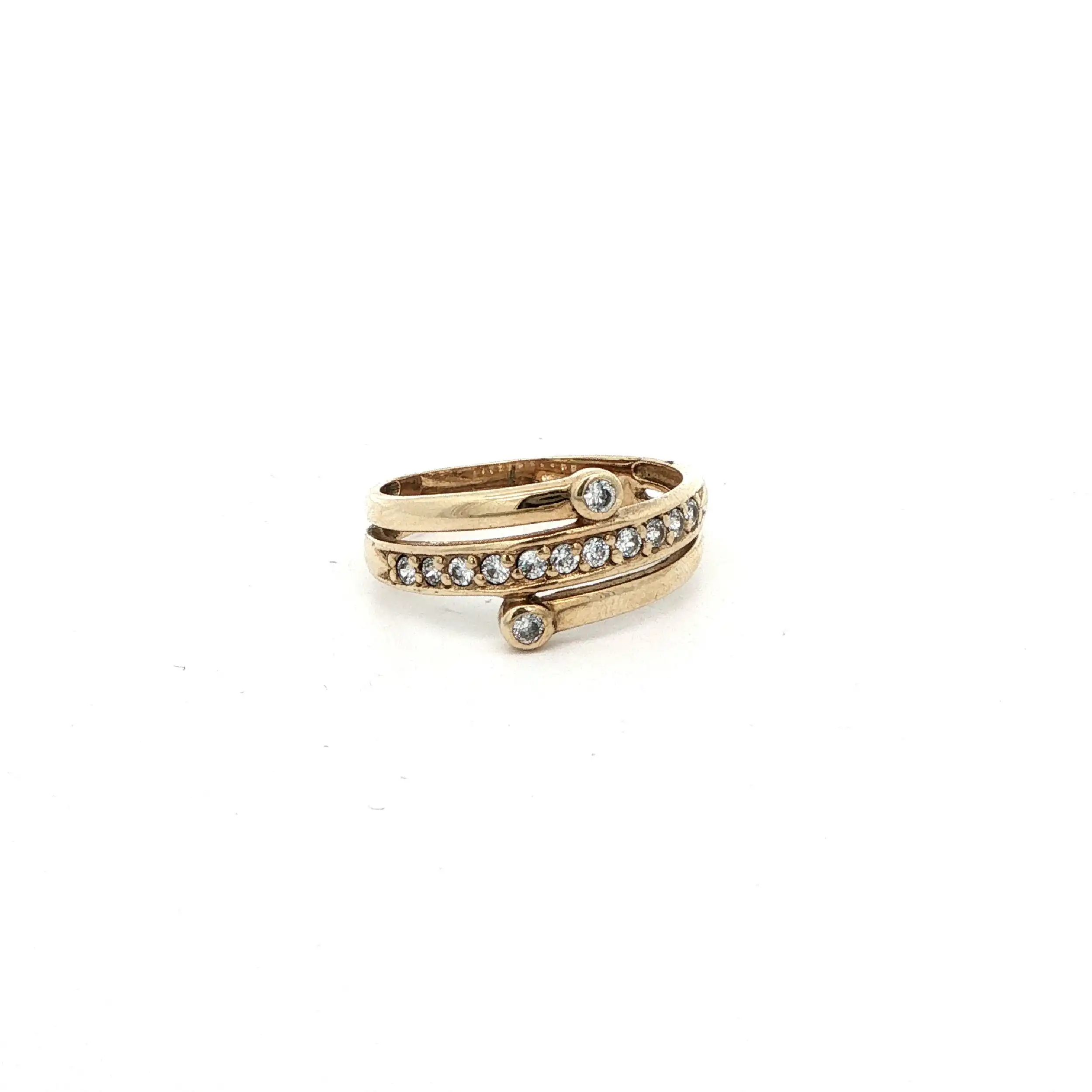 Ring Gelbgold mit Zirkonia Ring Gelbgold mit Zirkonia