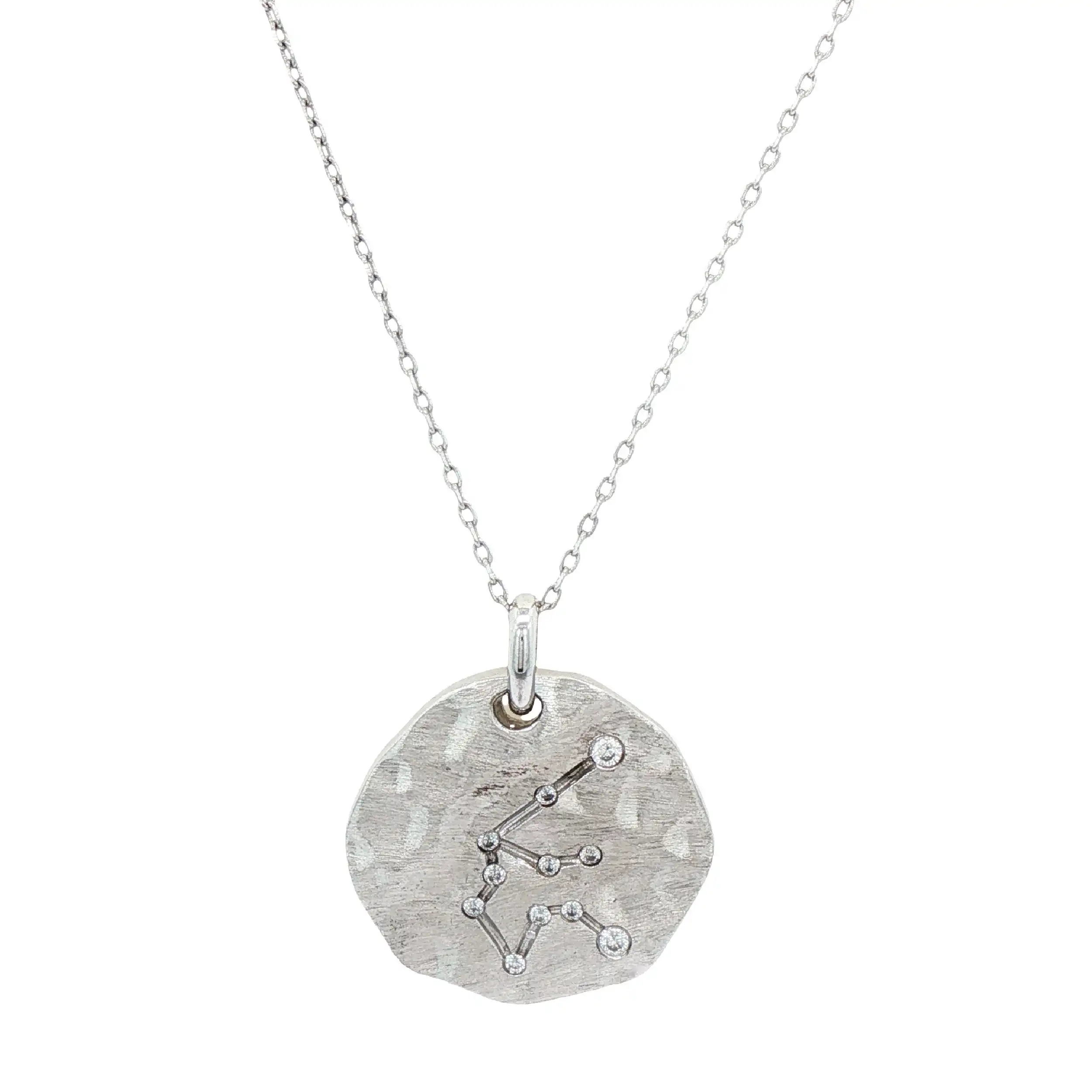 Collier Silber Sternzeichen Waage mit Zirkonia Collier Silber Sternzeichen Waage mit Zirkonia