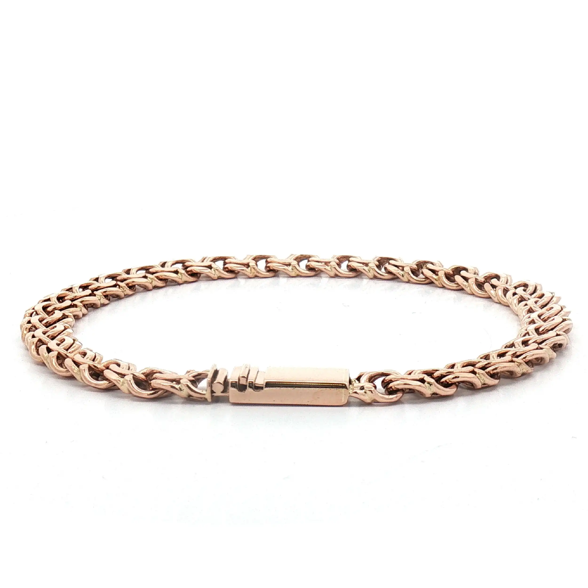 Doppelpanzerarmband Rotgold