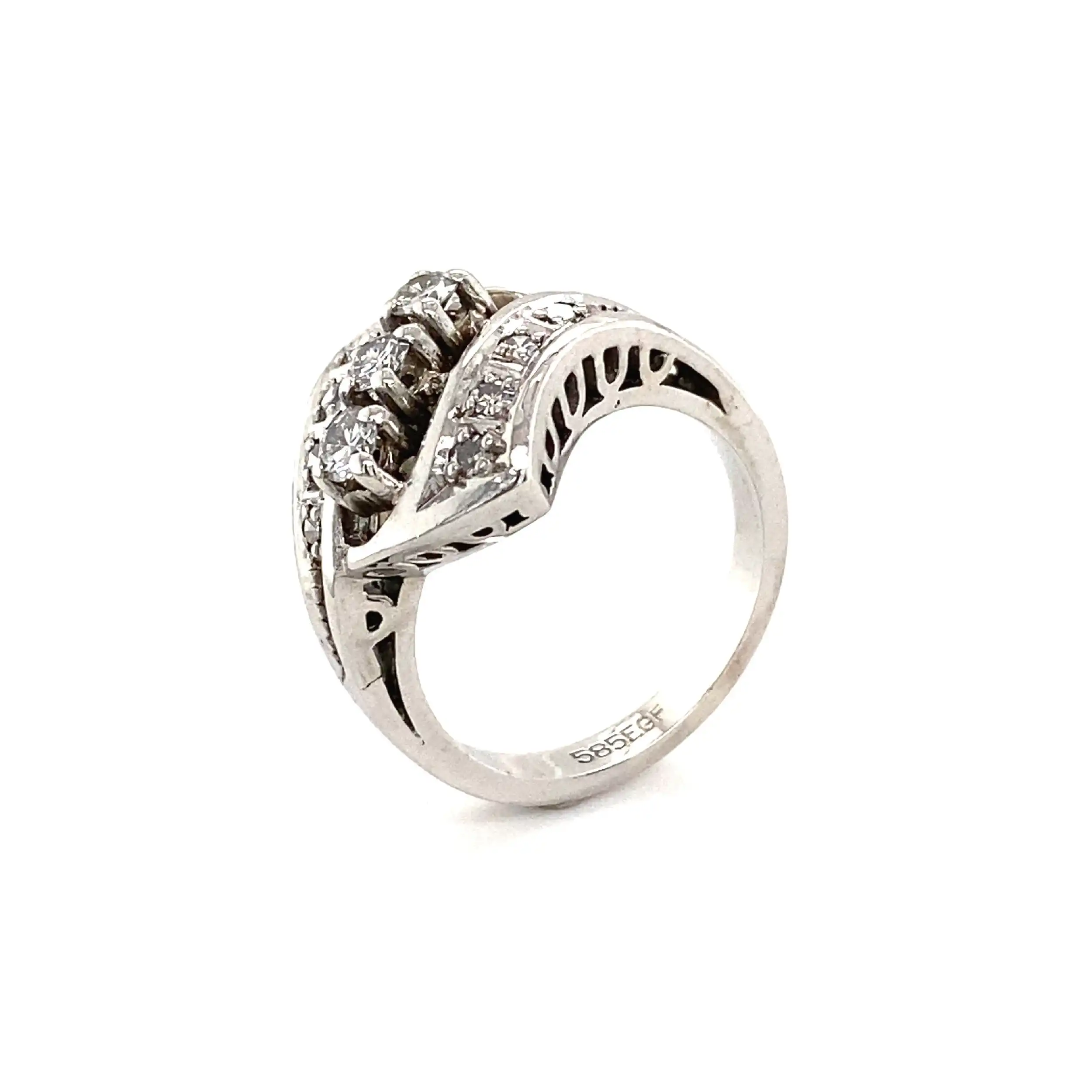 Ring Weißgold mit Brillanten & Diamanten
