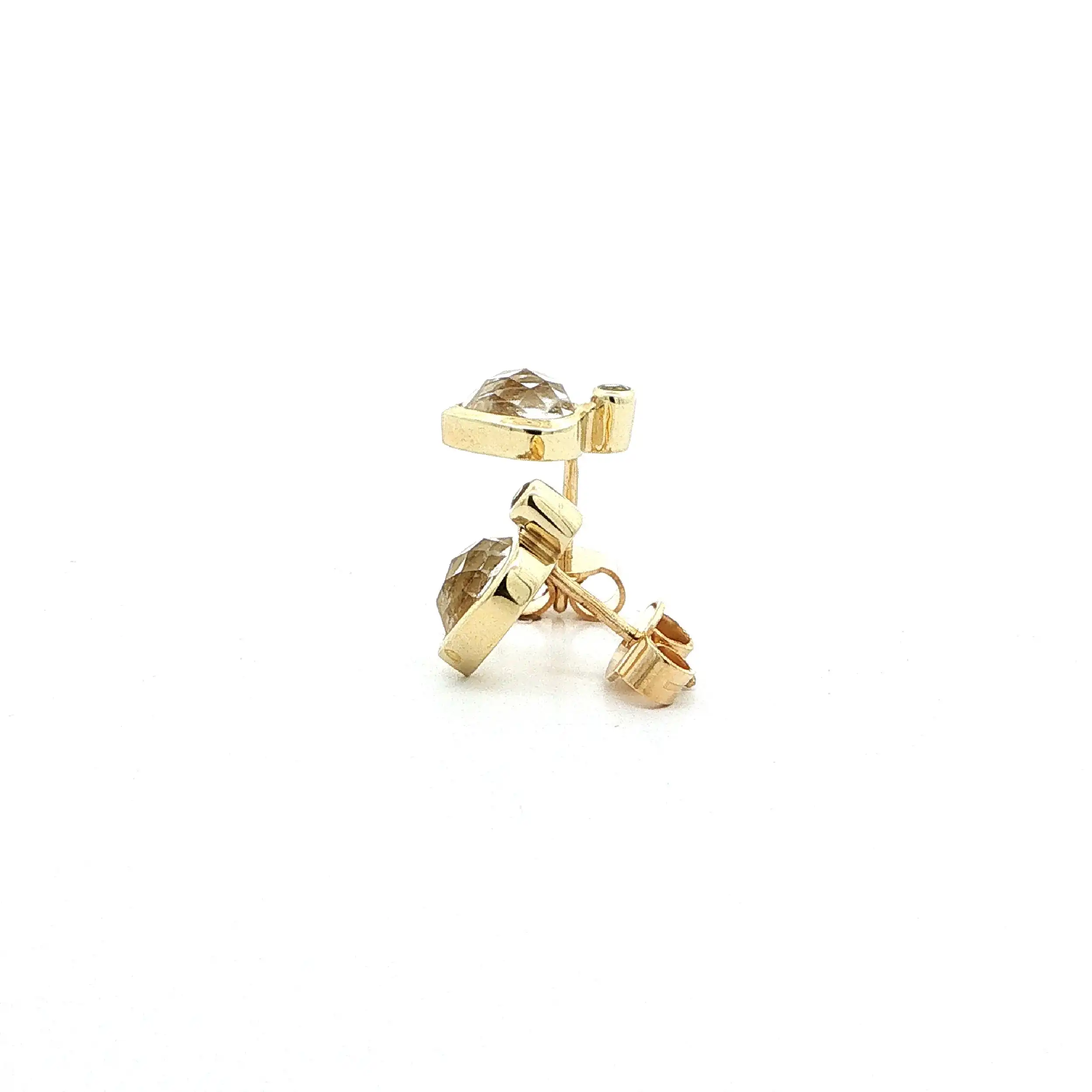 Ohrstecker Gelbgold mit Zirkonia