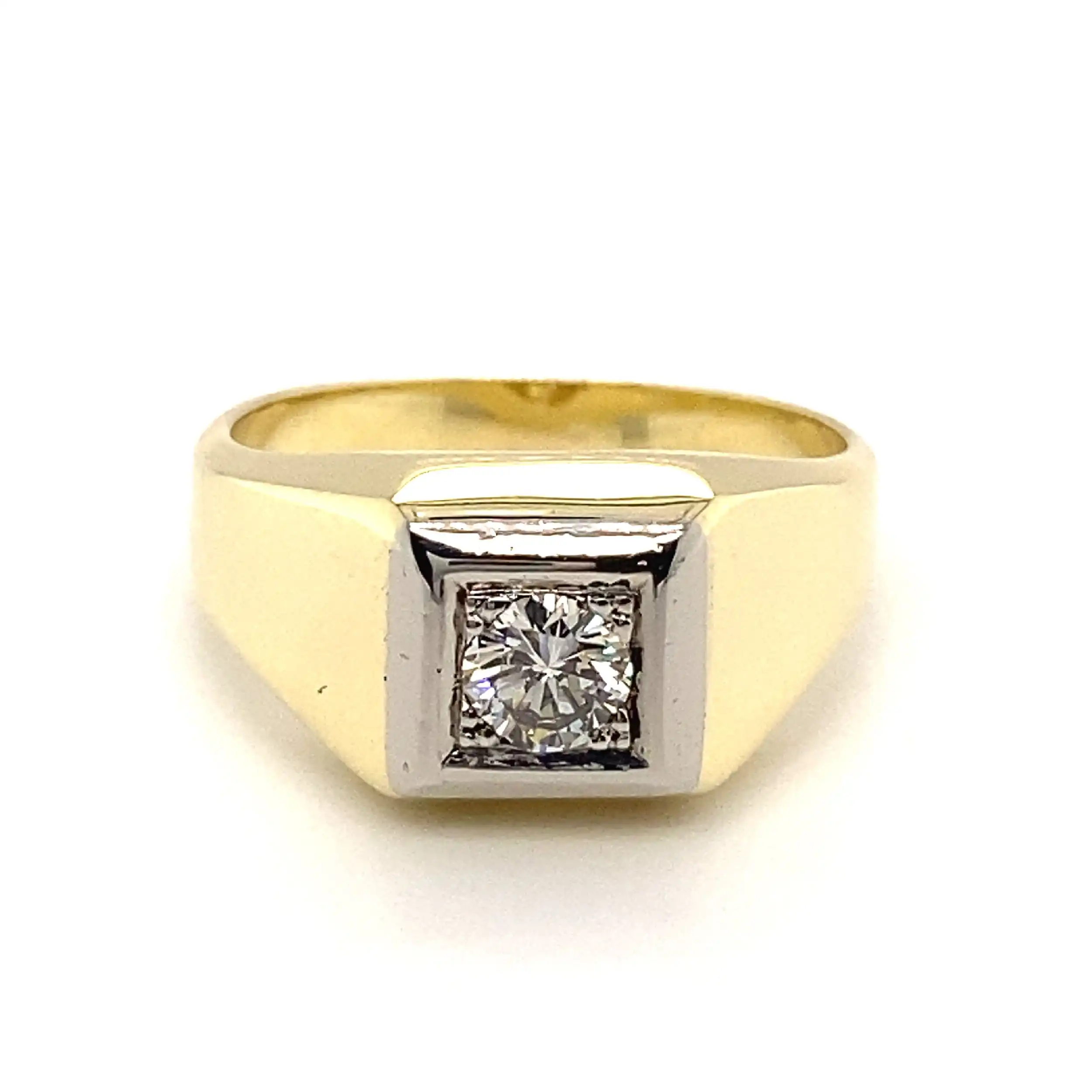 Ring Bicolor mit Brillant Ring Bicolor mit Brillant
