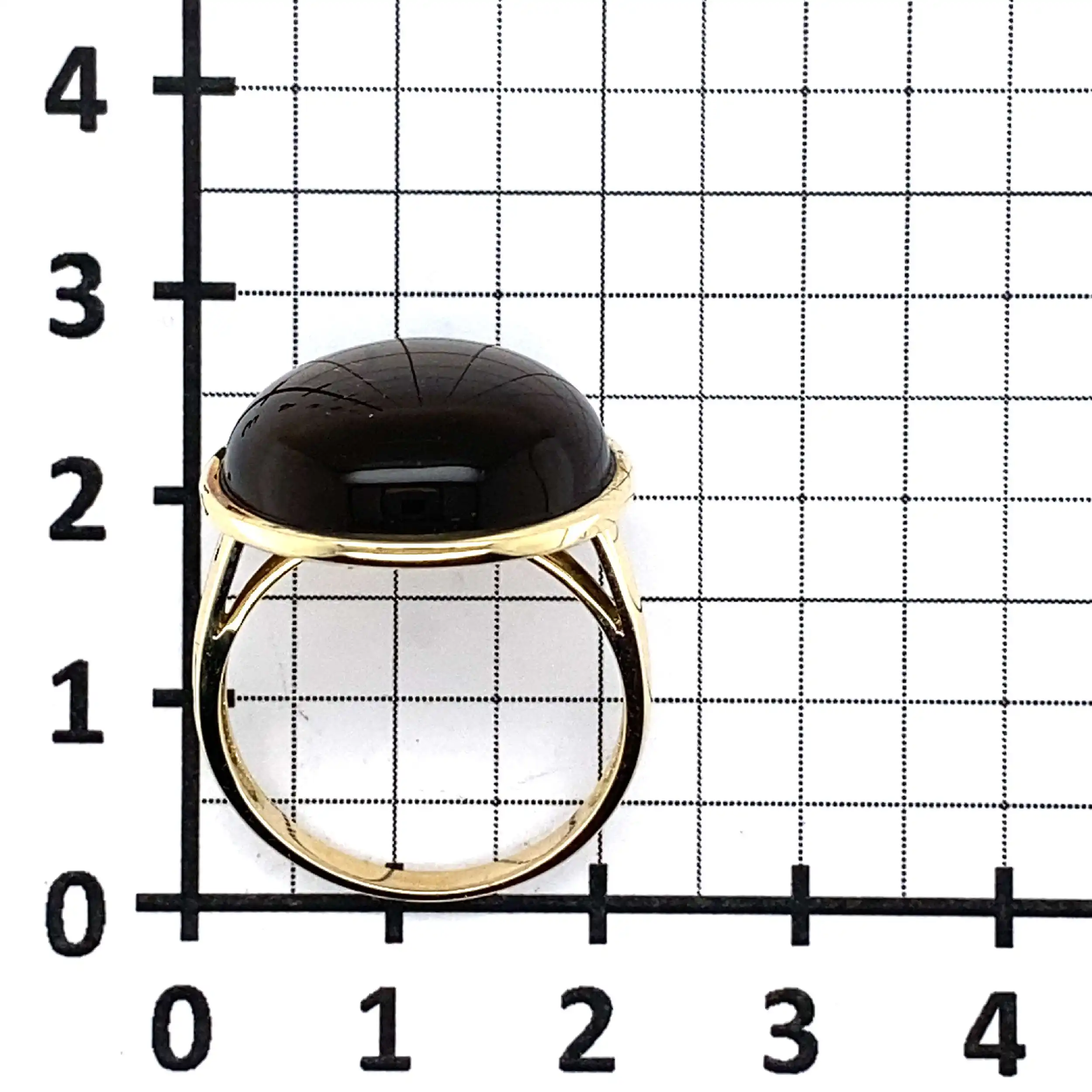 Ring Gelbgold mit Quarz