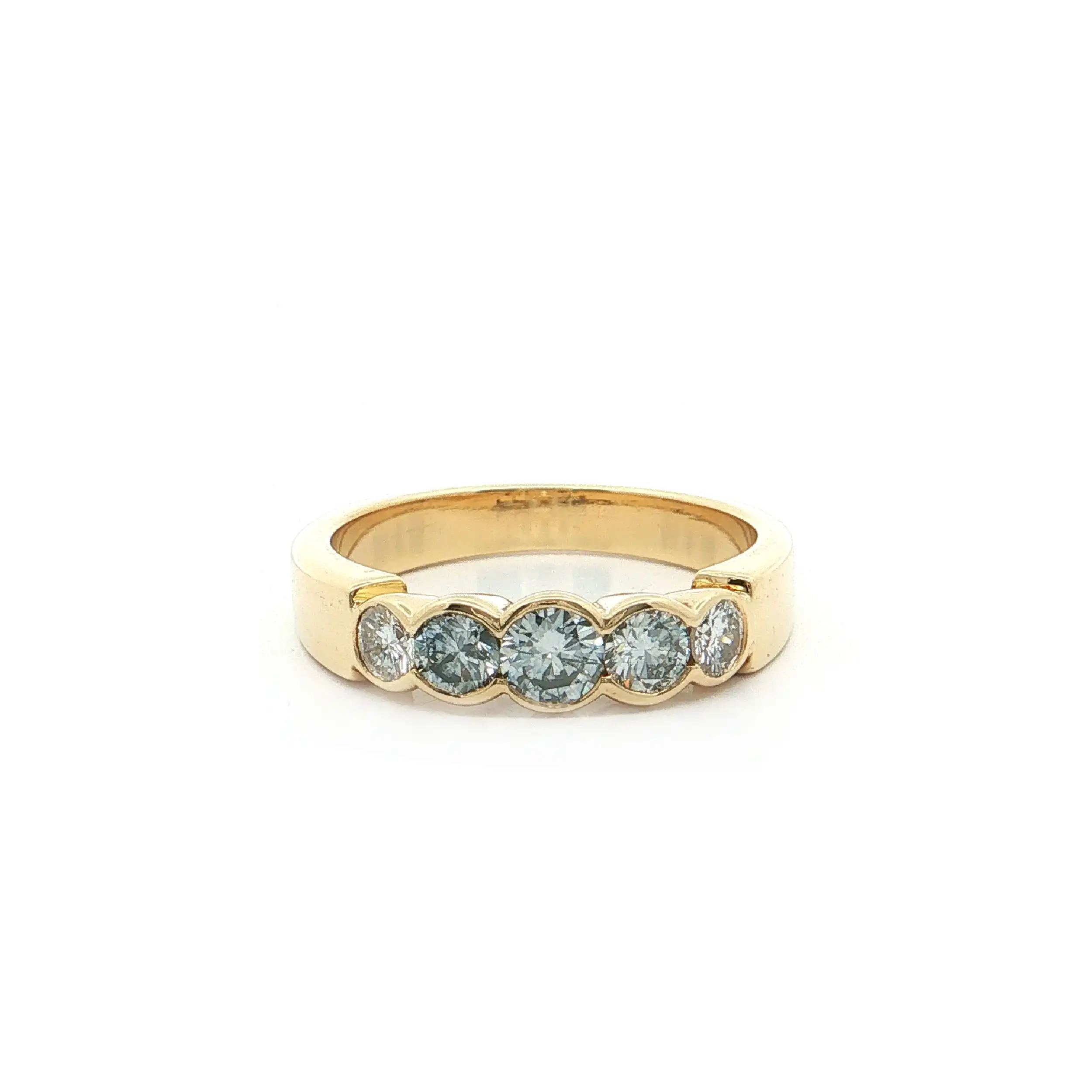 Ring Gelbgold mit Brillanten Ring Gelbgold mit Brillanten