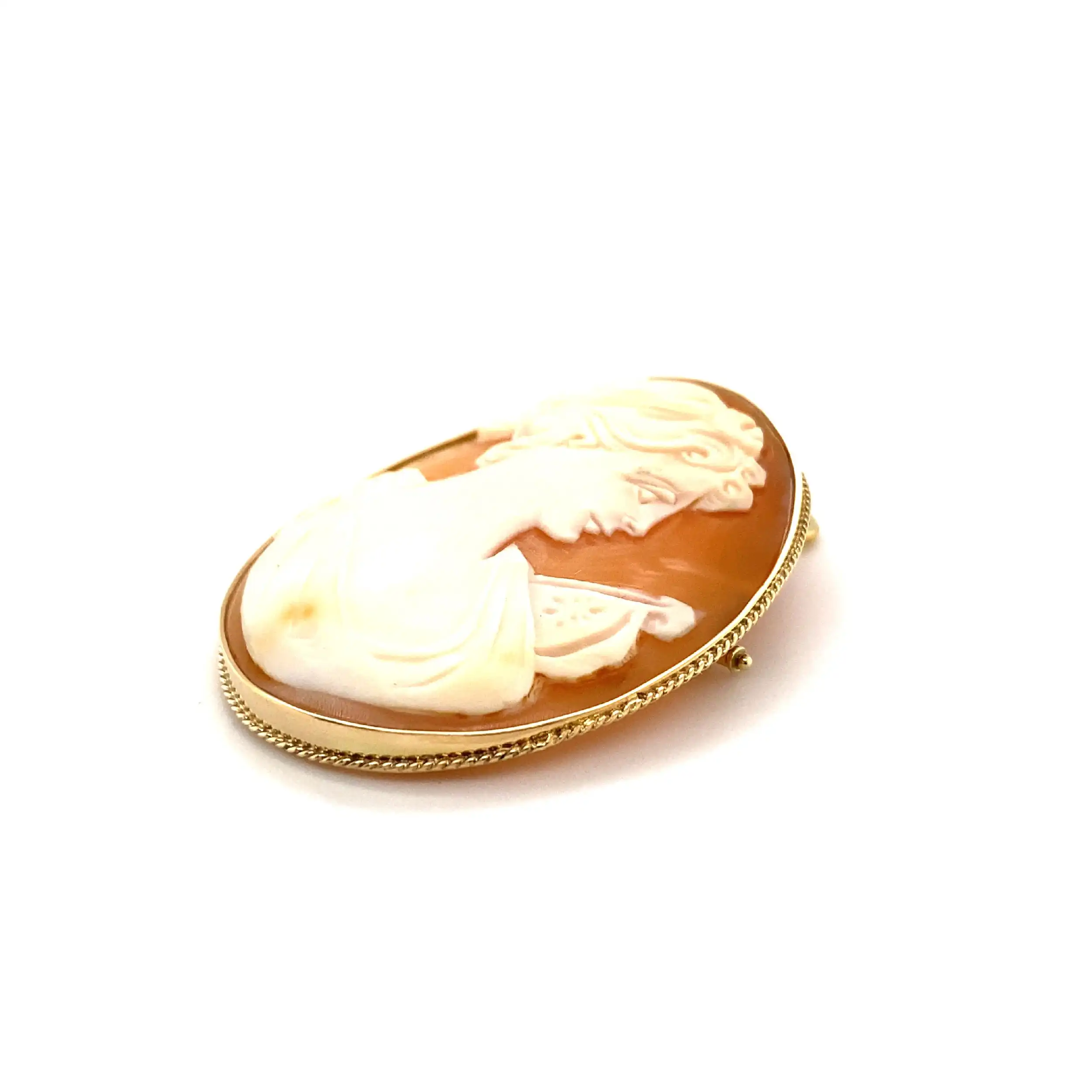 Anhänger/ Brosche Gelbgold Kamee Anhänger/ Brosche Gelbgold Kamee