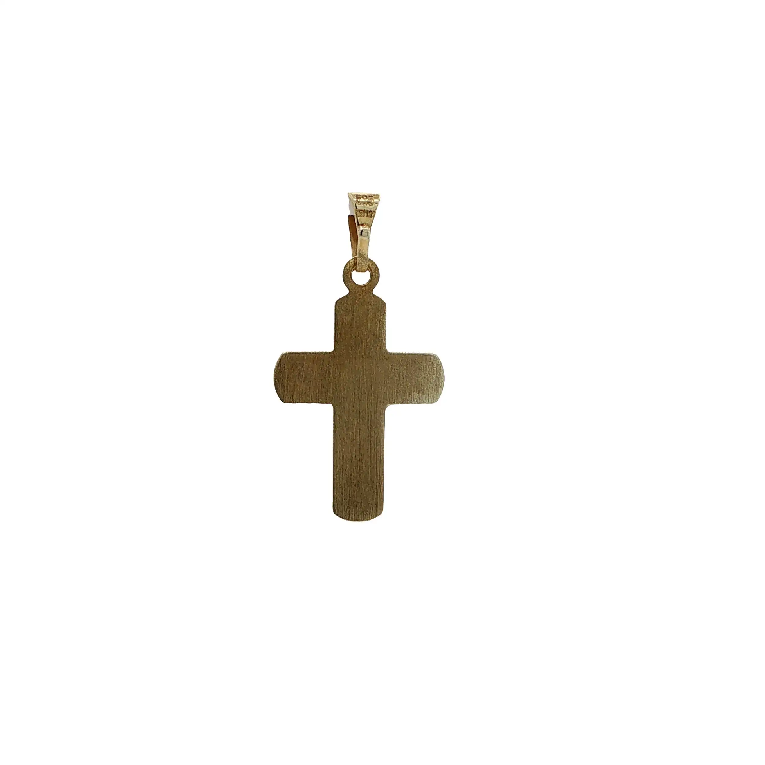 Anhänger Gelbgold Kreuz