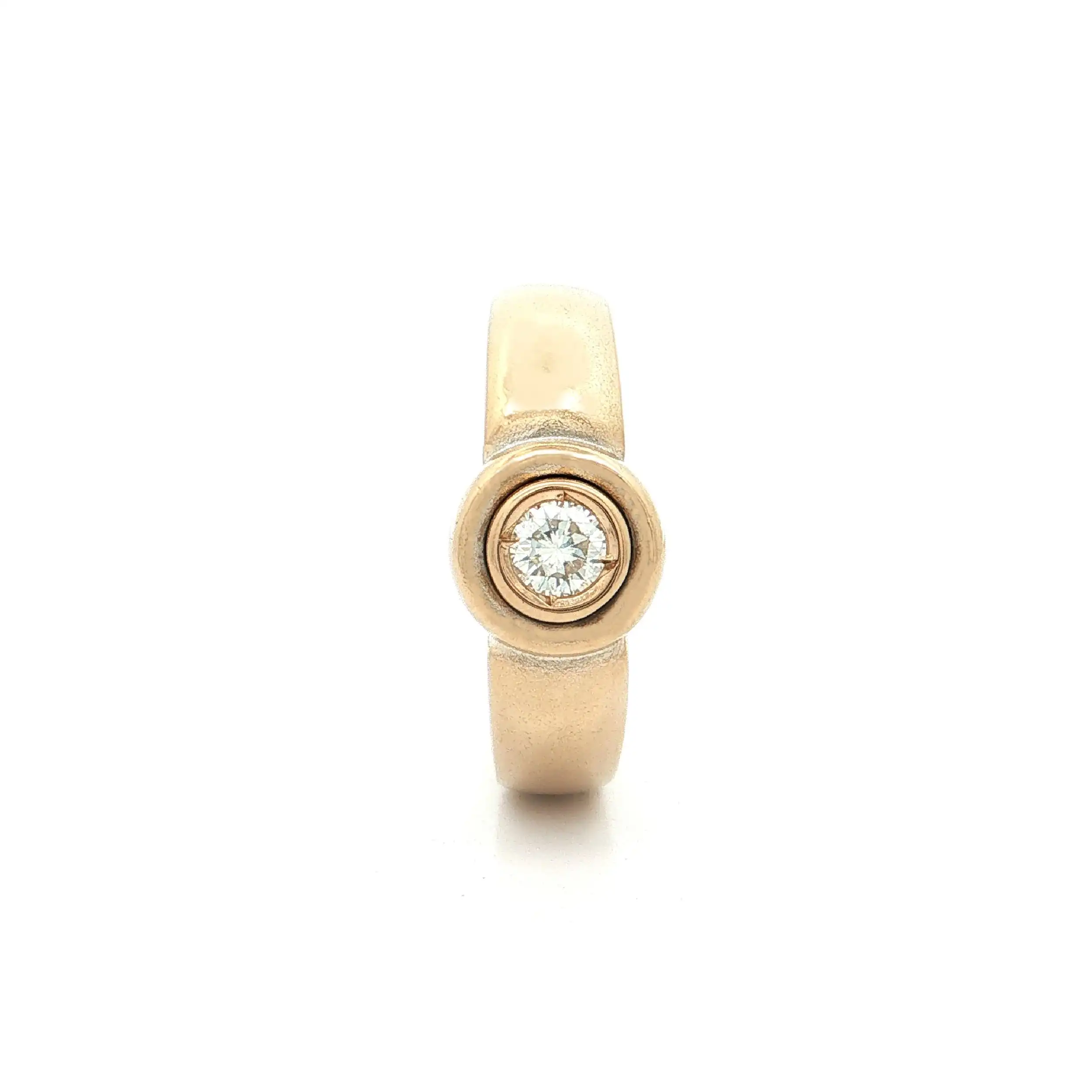 Ring Gelbgold mit Brillant