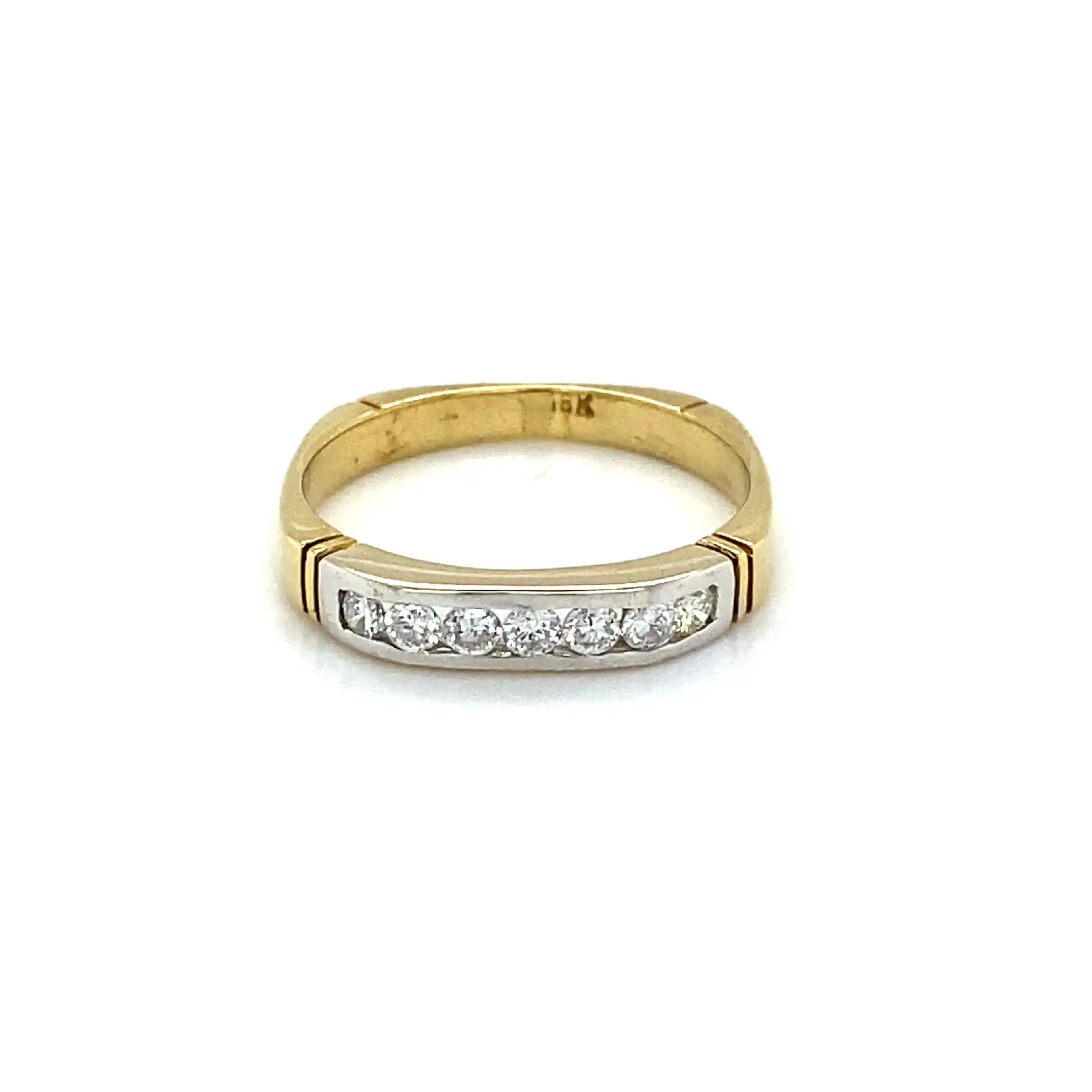 Ring Bicolor mit Brillanten Ring Bicolor mit Brillanten