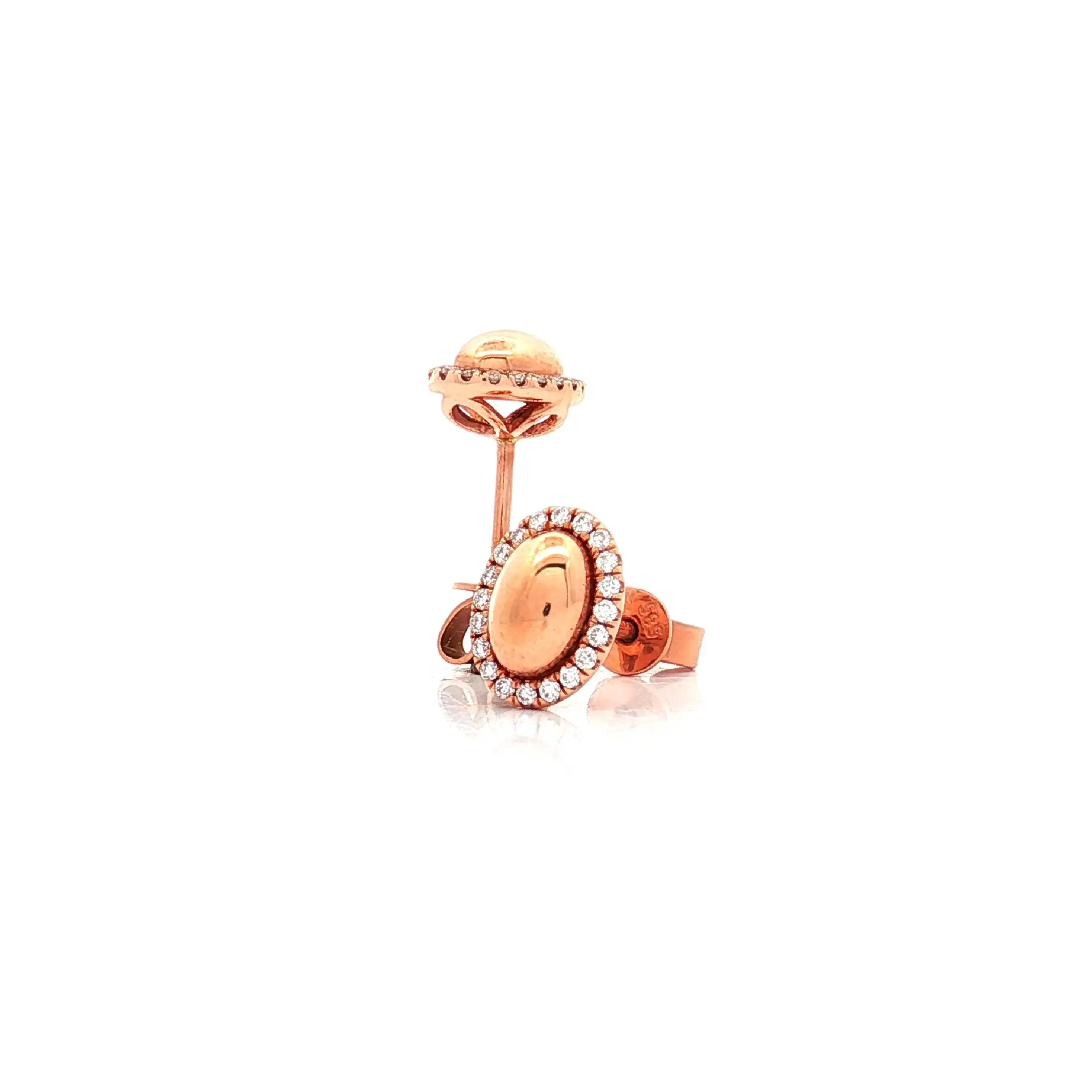 Ohrstecker Roségold mit Brillanten Ohrstecker Roségold mit Brillanten