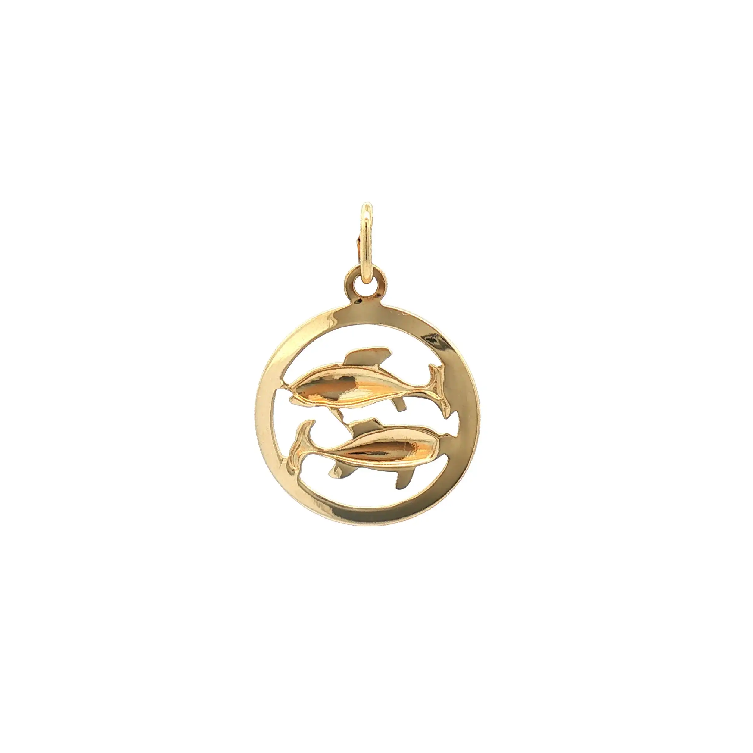 Anhänger Gelbgold Fische Anhänger Gelbgold Fische