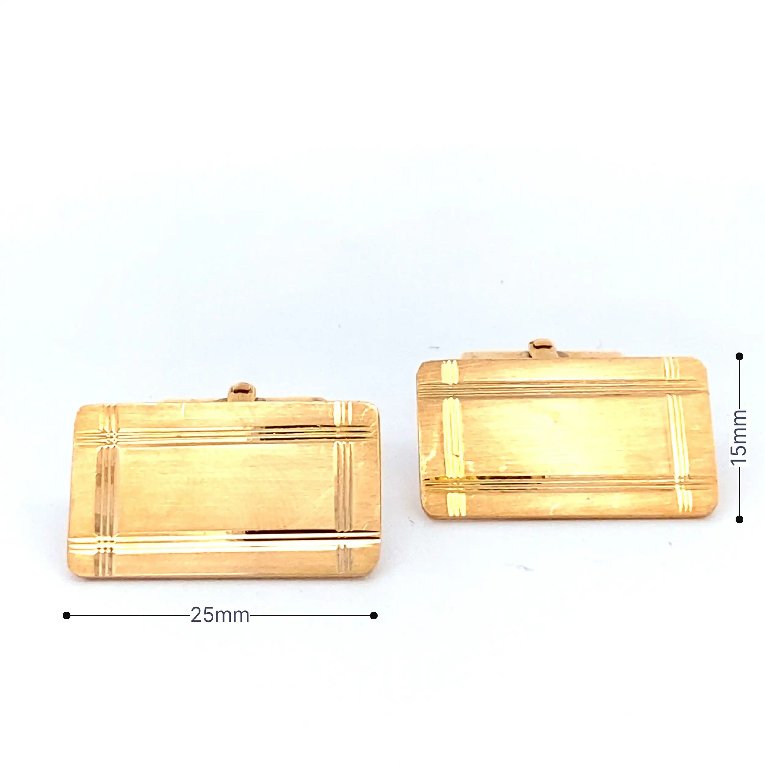 Manschettenknöpfe Gelbgold Manschettenknöpfe Gelbgold