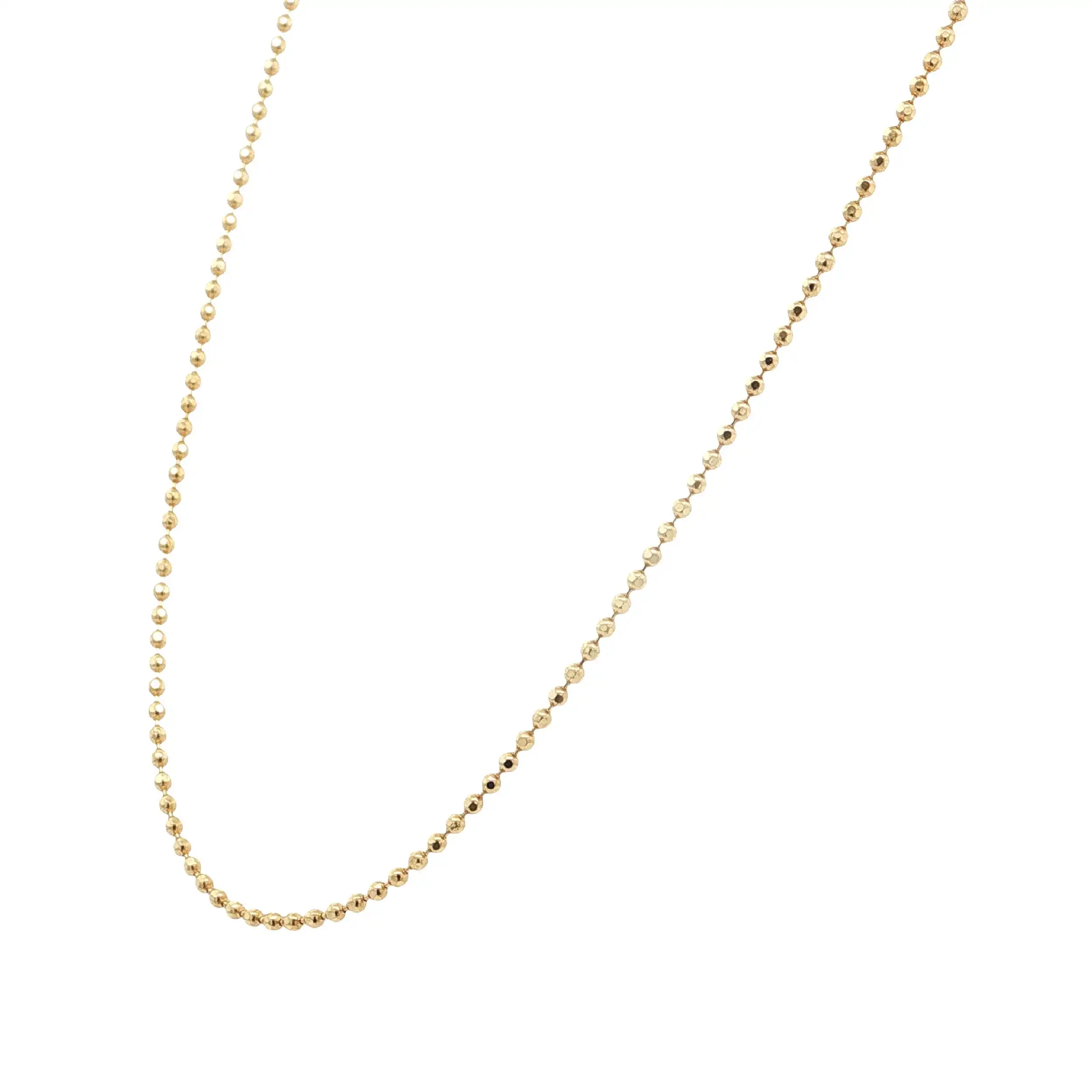 Kügelchenkette Gelbgold diamantiert Kügelchenkette Gelbgold diamantiert