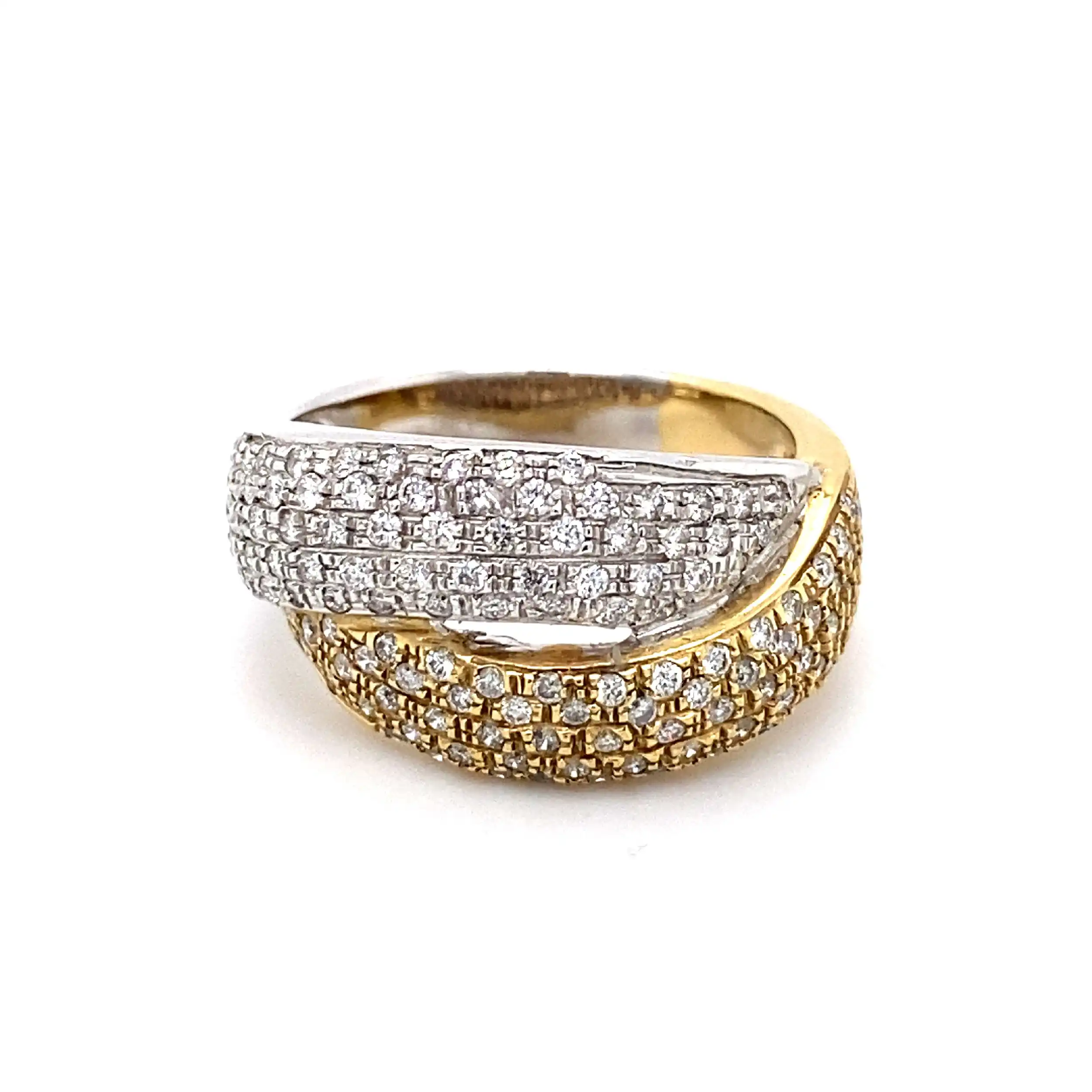 Ring Bicolor mit Brillanten Ring Bicolor mit Brillanten