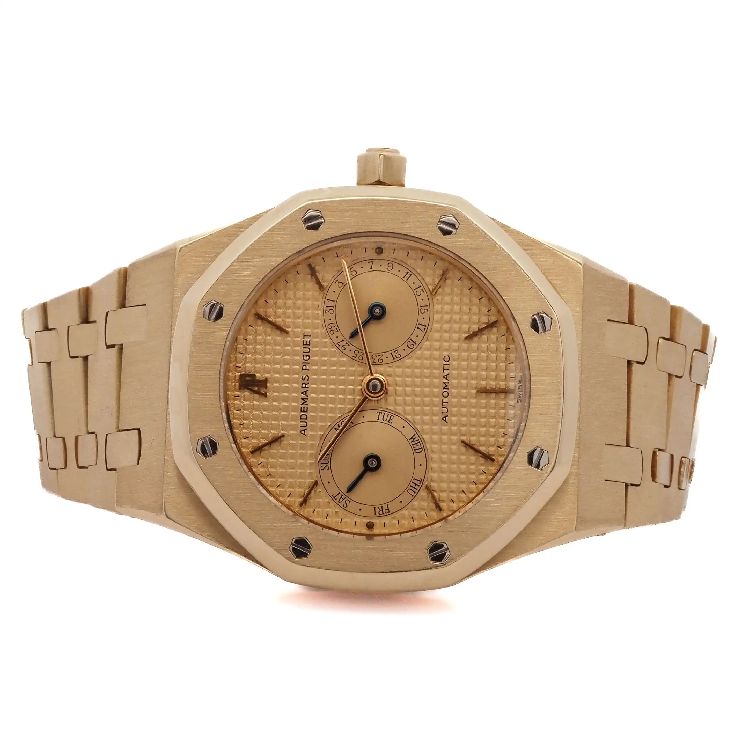 Herrenuhr Audemars Piguet Royal Oak Day Date mit Papieren und Box Herrenuhr Audemars Piguet Royal Oak Day Date mit Papieren und Box