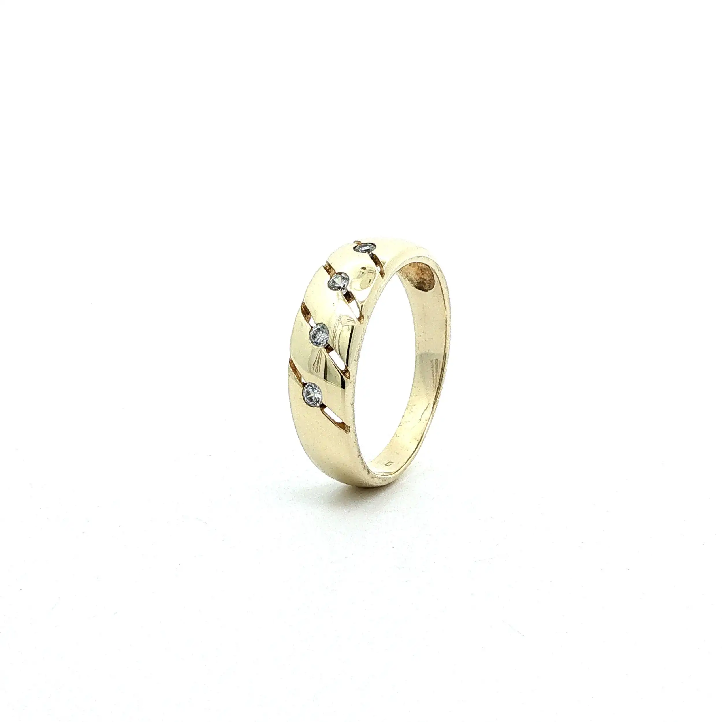 Ring Gelbgold mit Zirkonia