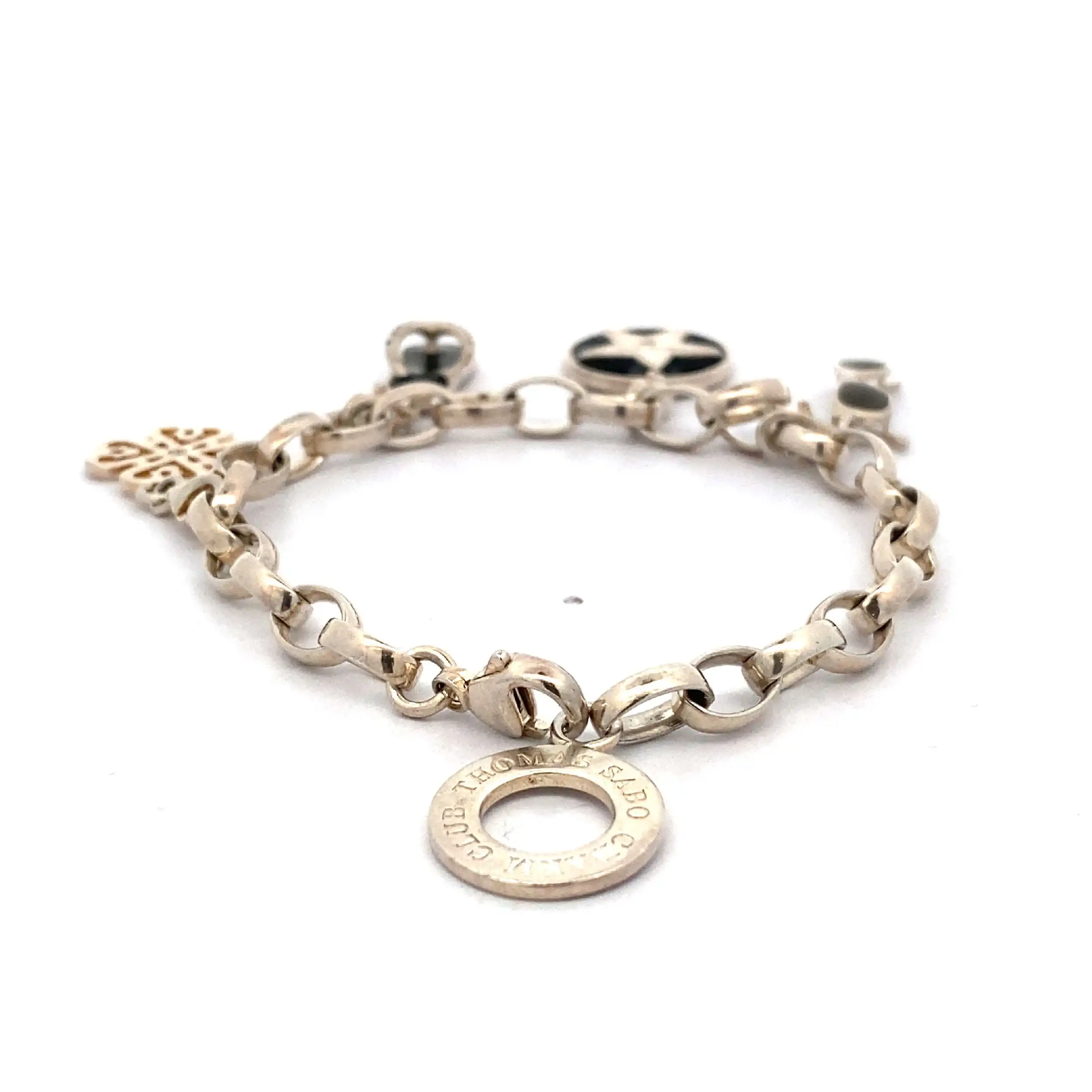 Silberarmband Thomas Sabo mit 4 Charms Silberarmband Thomas Sabo mit 4 Charms
