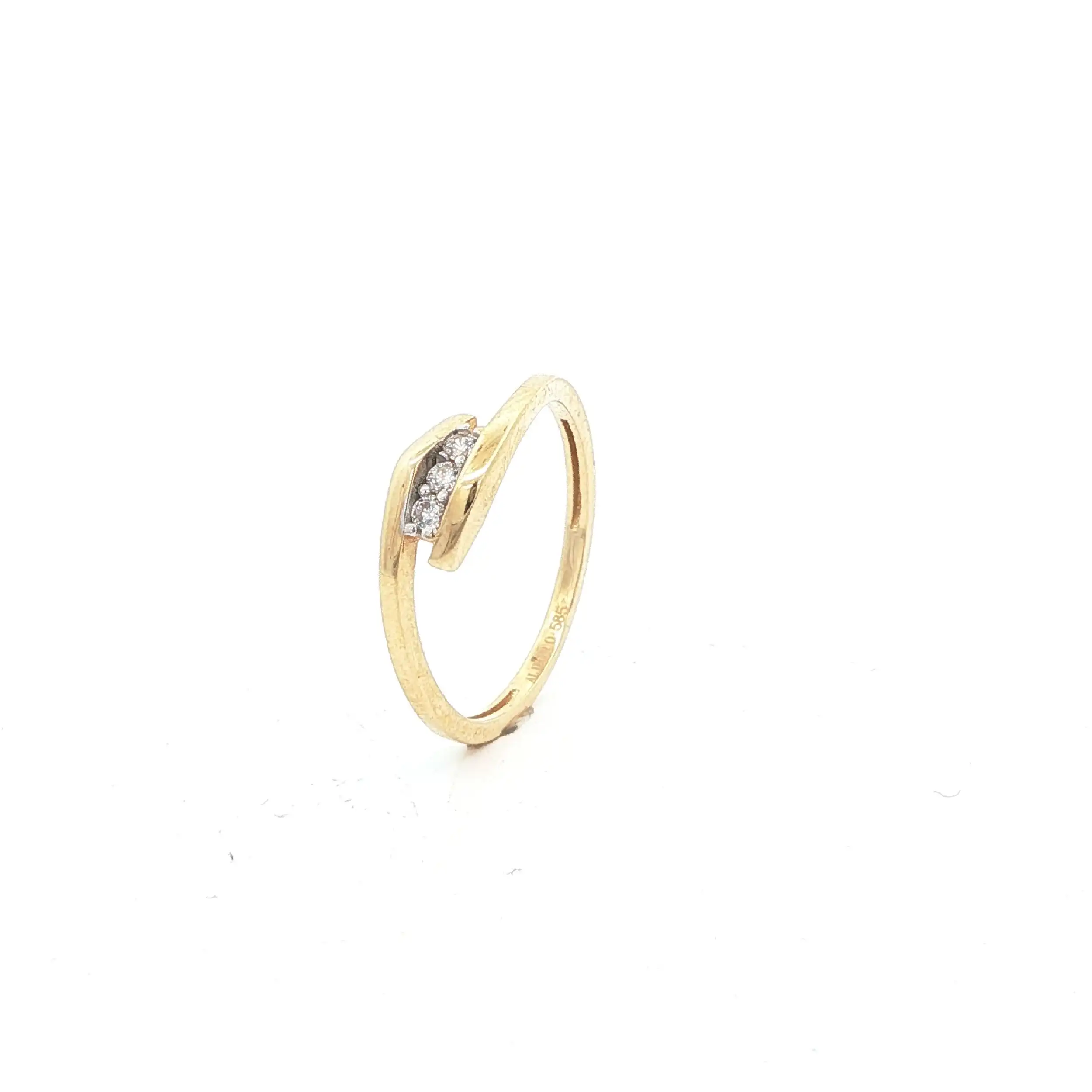 Ring Gelbgold mit Zirkonia Ring Gelbgold mit Zirkonia