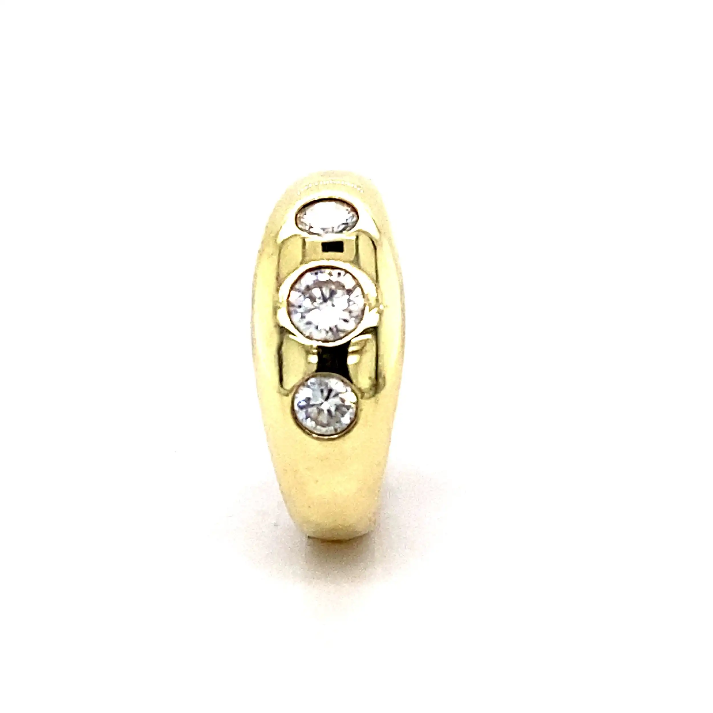 Ring Geldgold mit Brillanten Ring Geldgold mit Brillanten