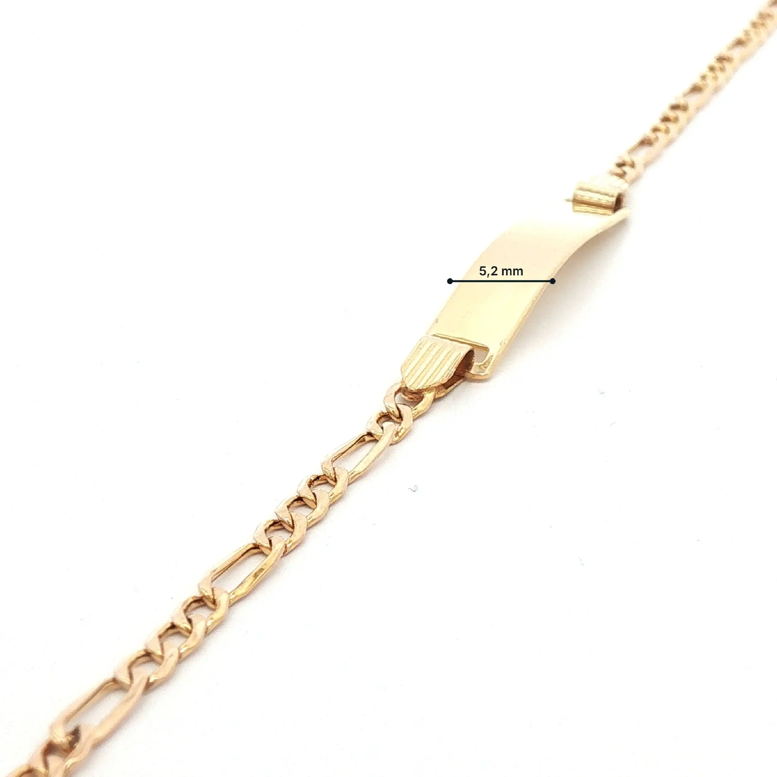 Kinderidentarmband Gelbgold Kinderidentarmband Gelbgold