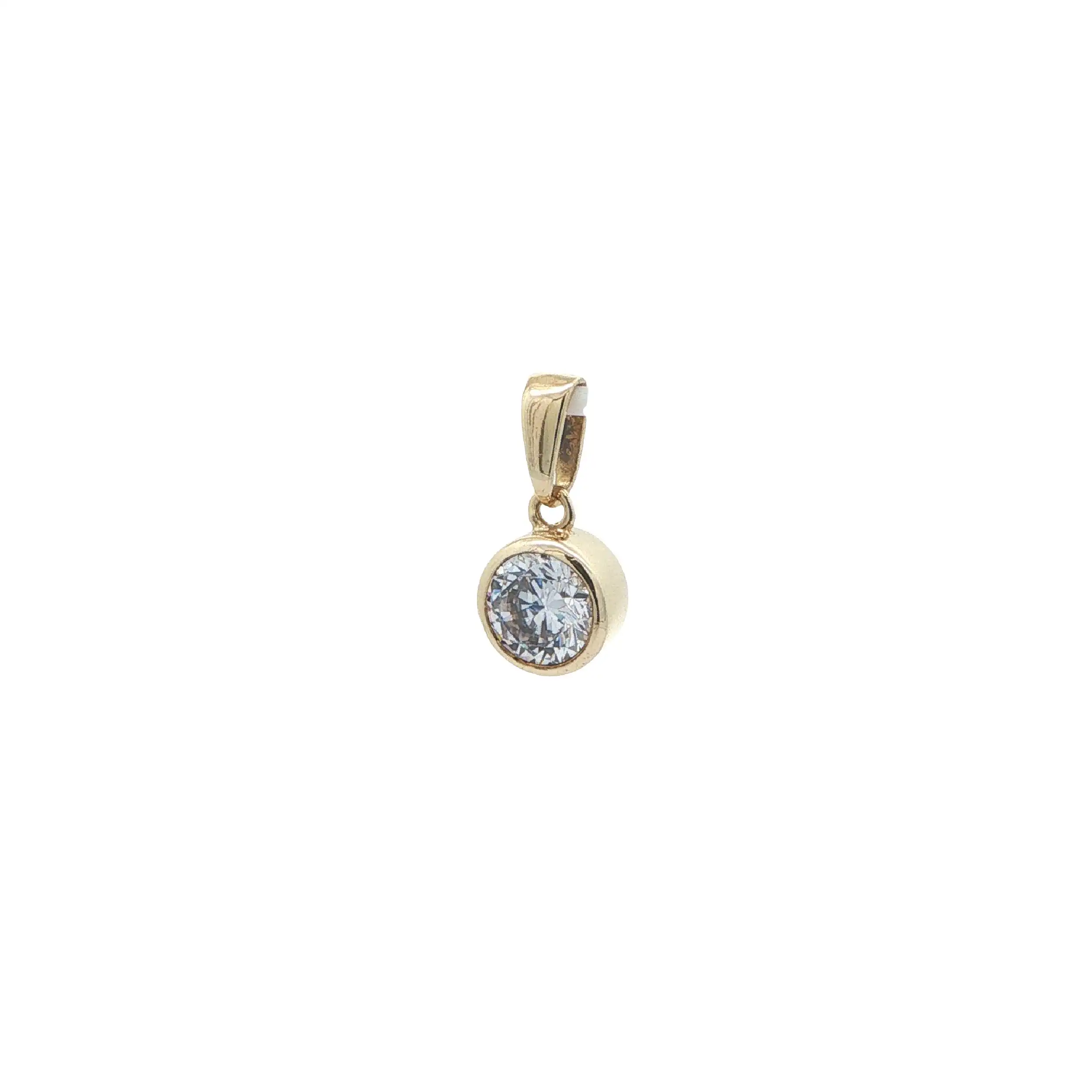 Anhänger Gelbgold mit Zirkonia