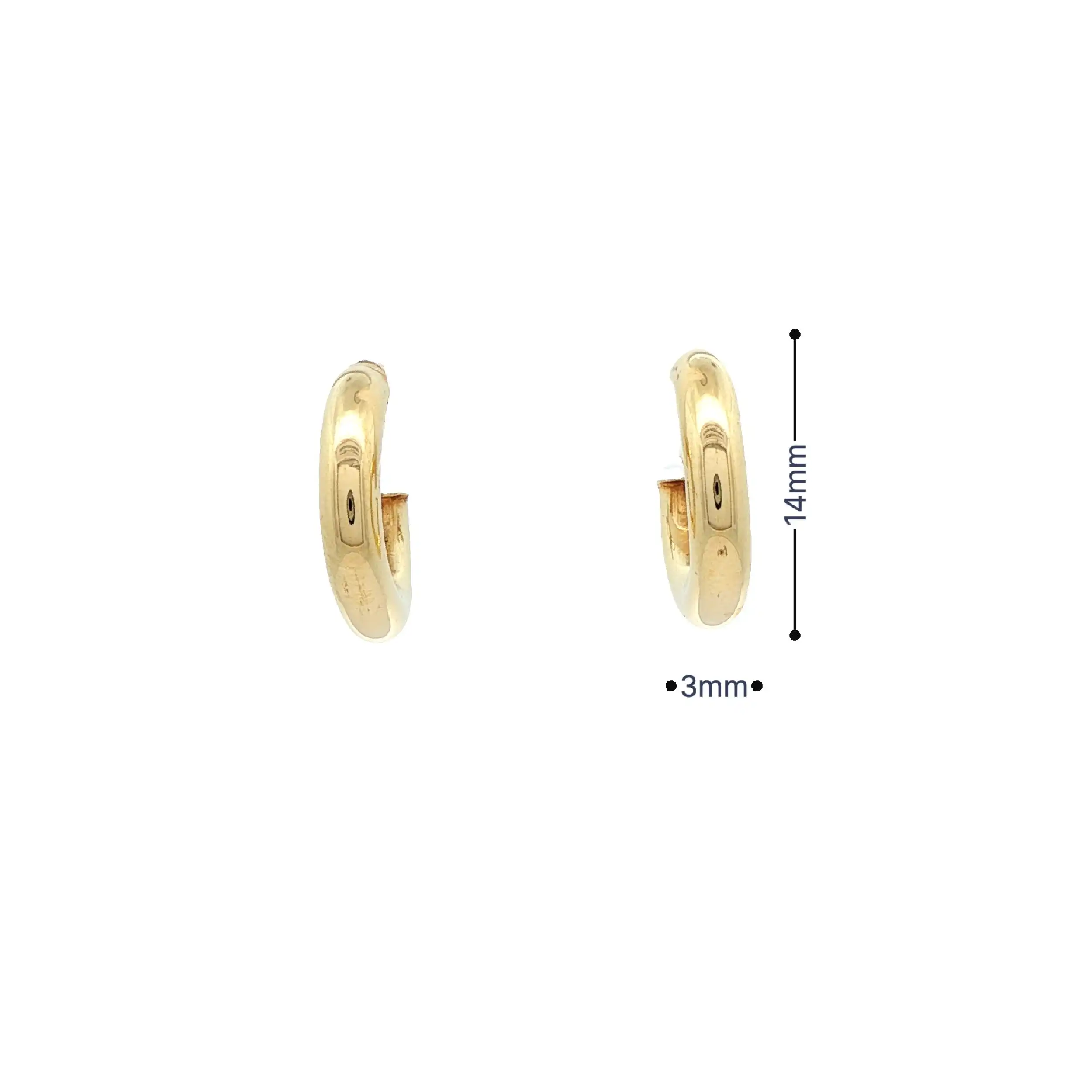 Creolen Gelbgold