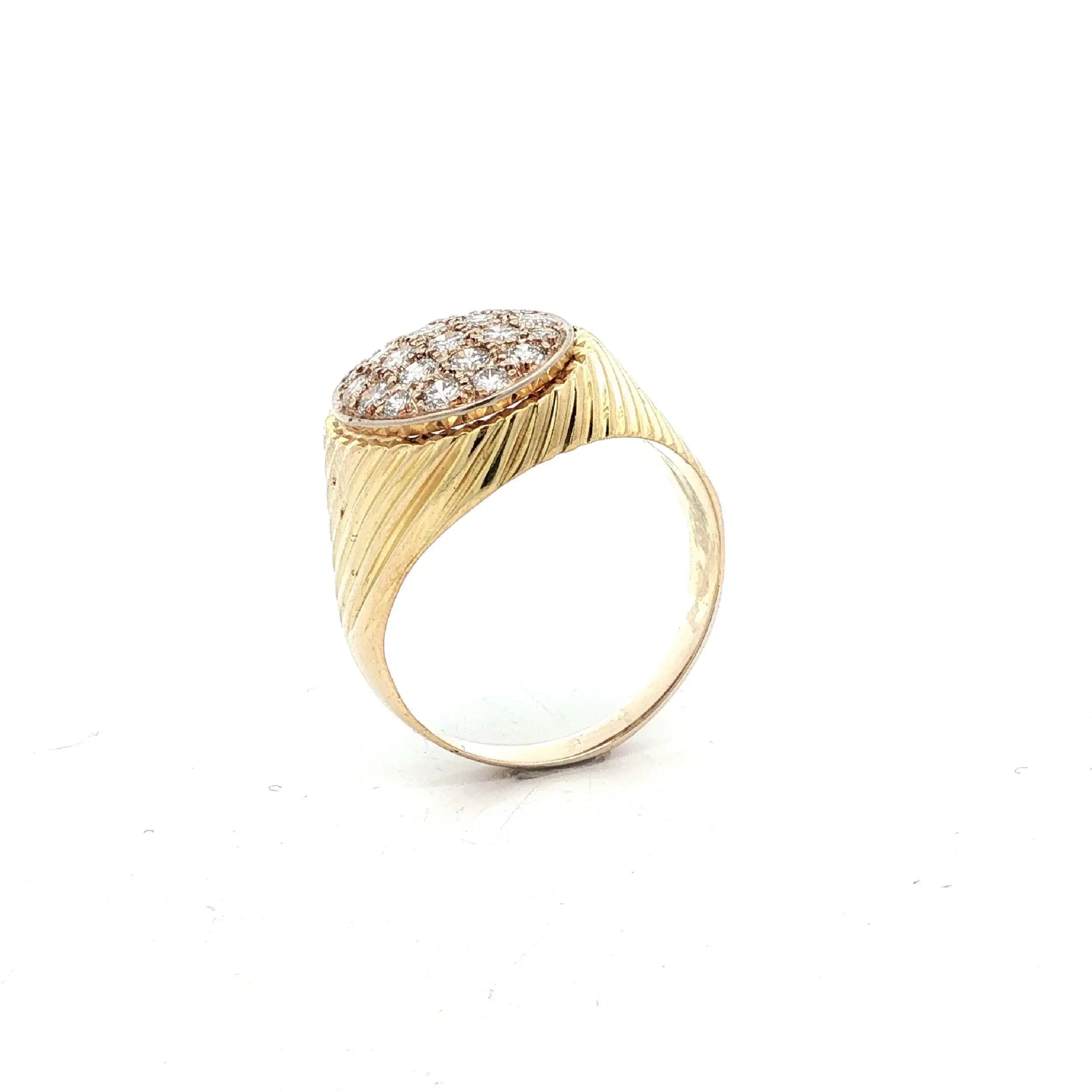 Ring Gelbgold mit Brillanten