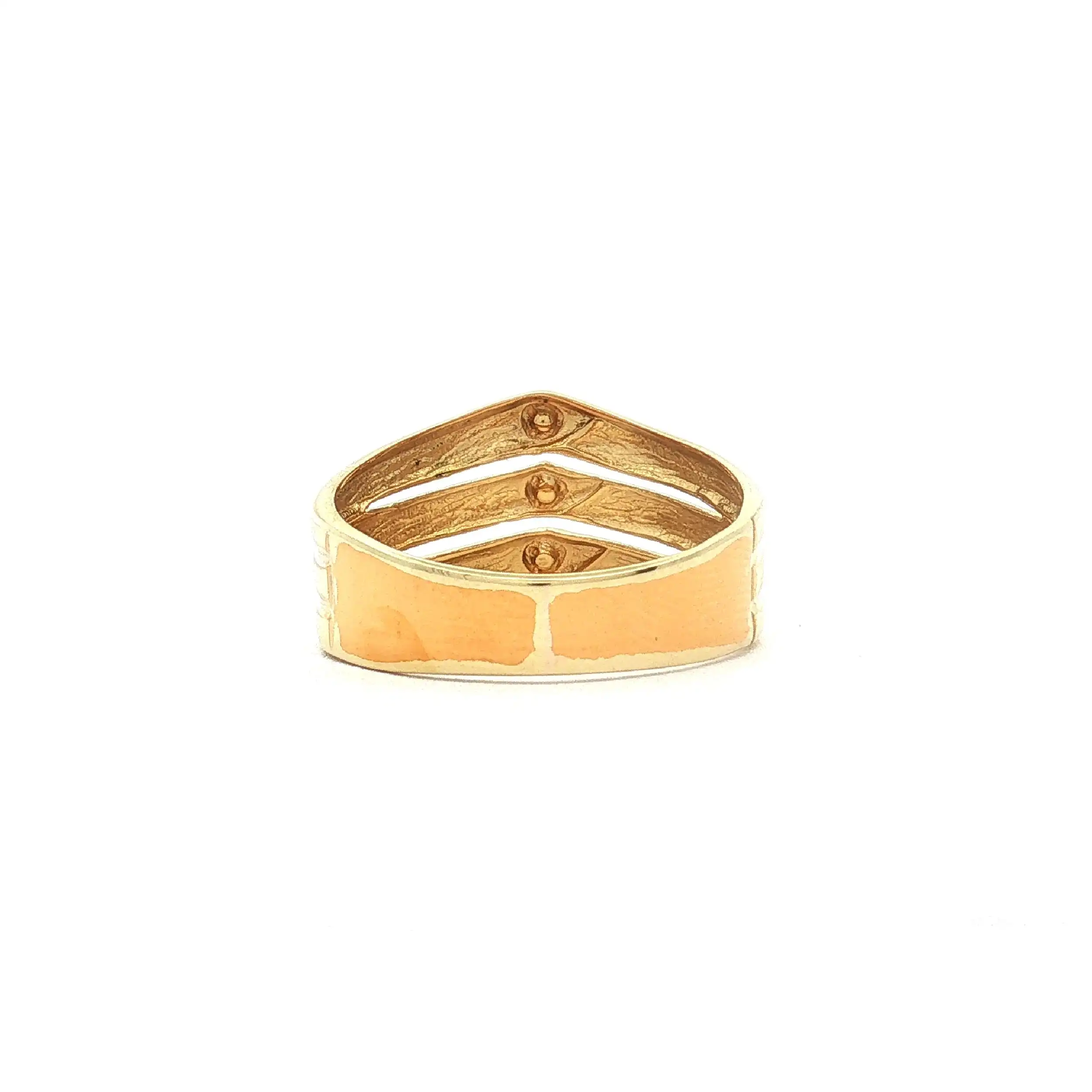 Ring Tricolor mit Diamanten