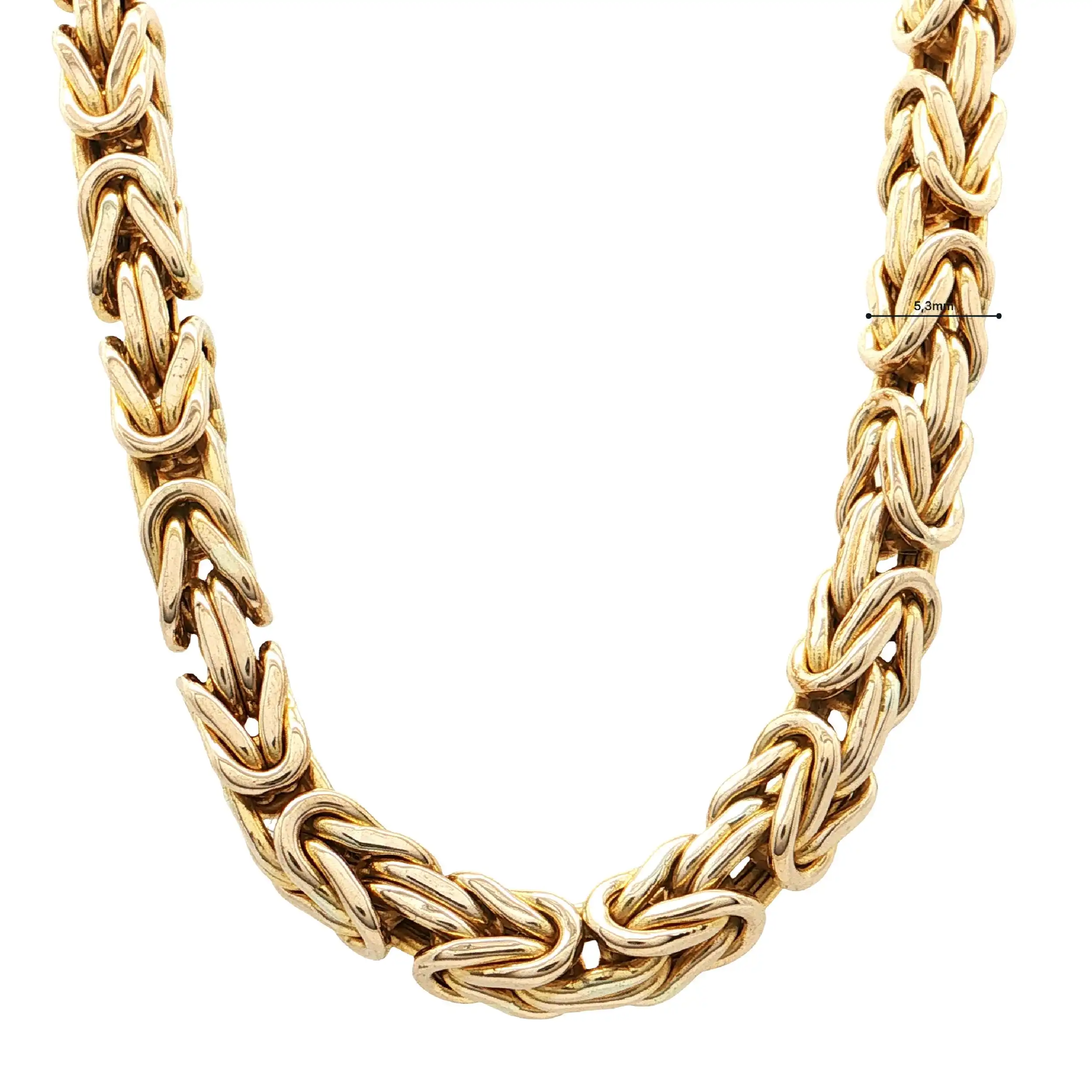 Königskette Gelbgold