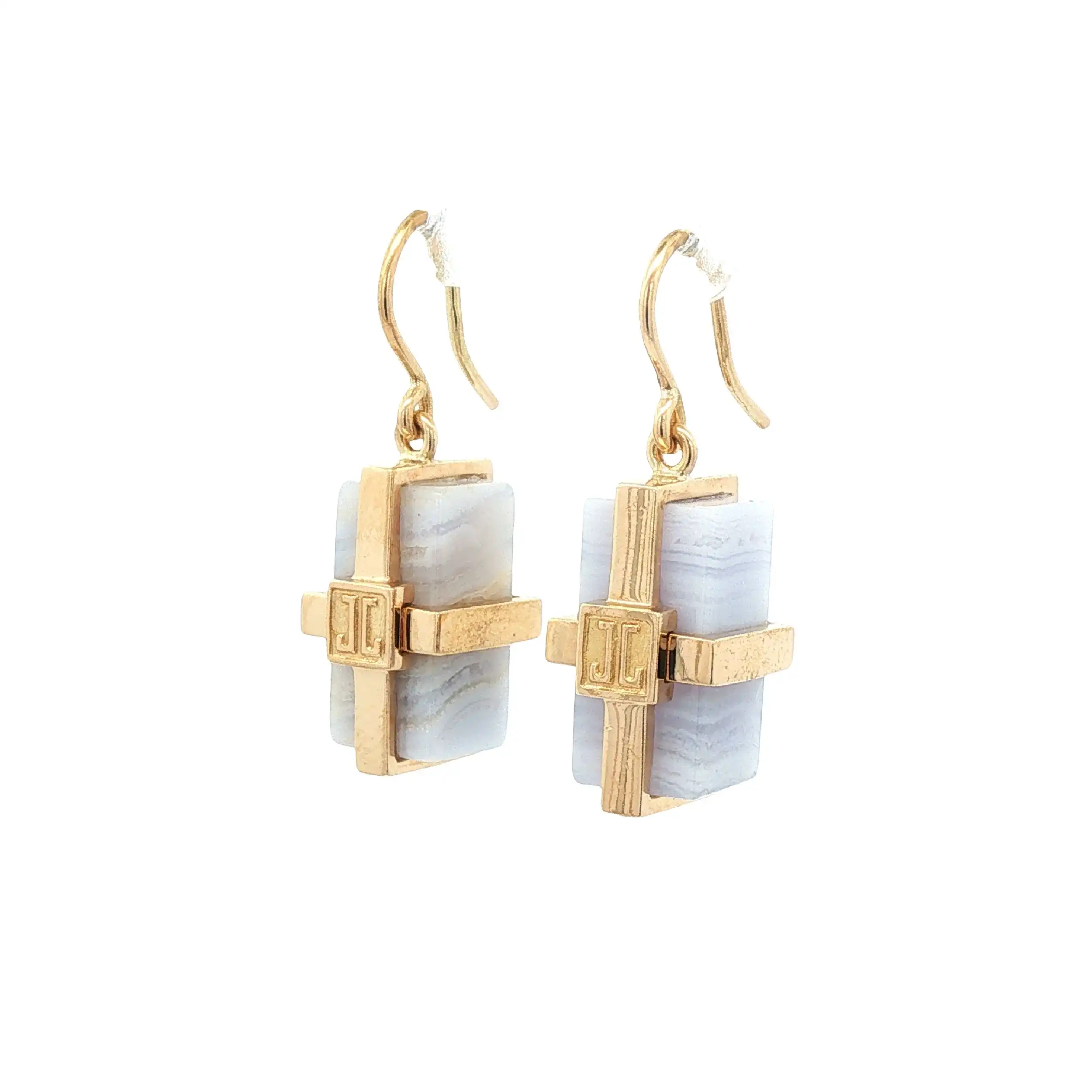 Ohrhänger Gelbgold mit Chalcedon "Jette Joop" Ohrhänger Gelbgold mit Chalcedon "Jette Joop"