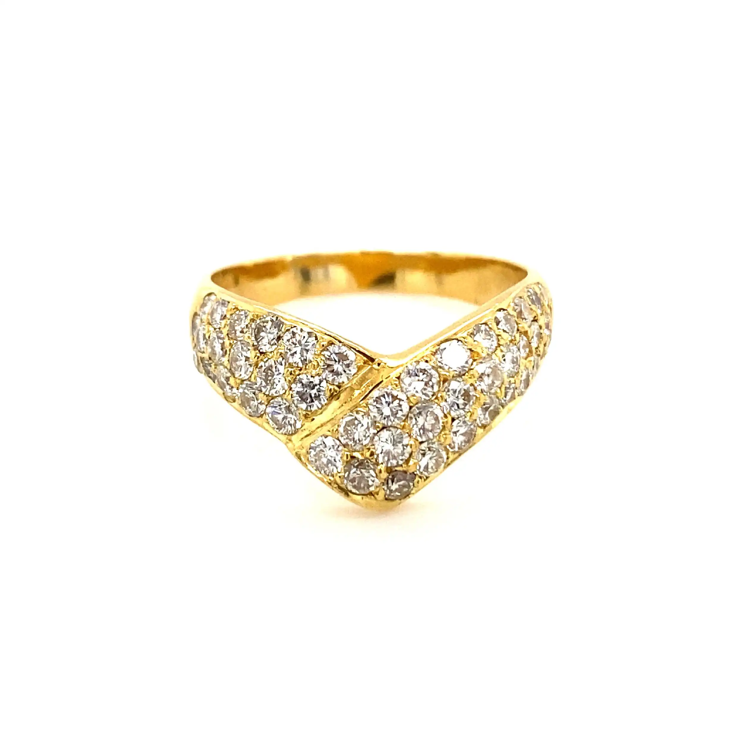 Ring Gelbgold mit Brillanten Ring Gelbgold mit Brillanten