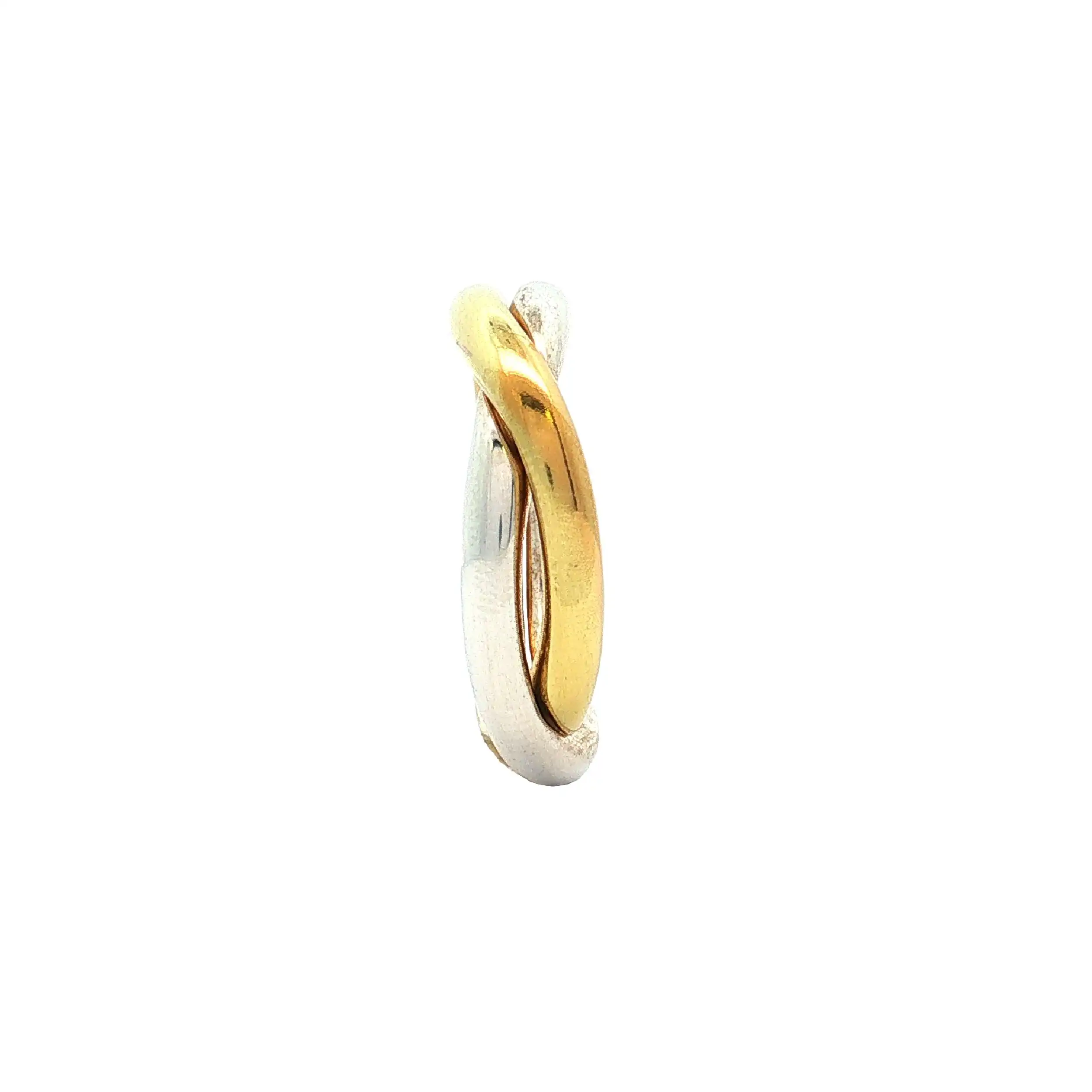 Ring Two-tone Entwined Bands Ring Pandora Silber vergoldet Ring Two-tone Entwined Bands Ring Pandora Silber vergoldet