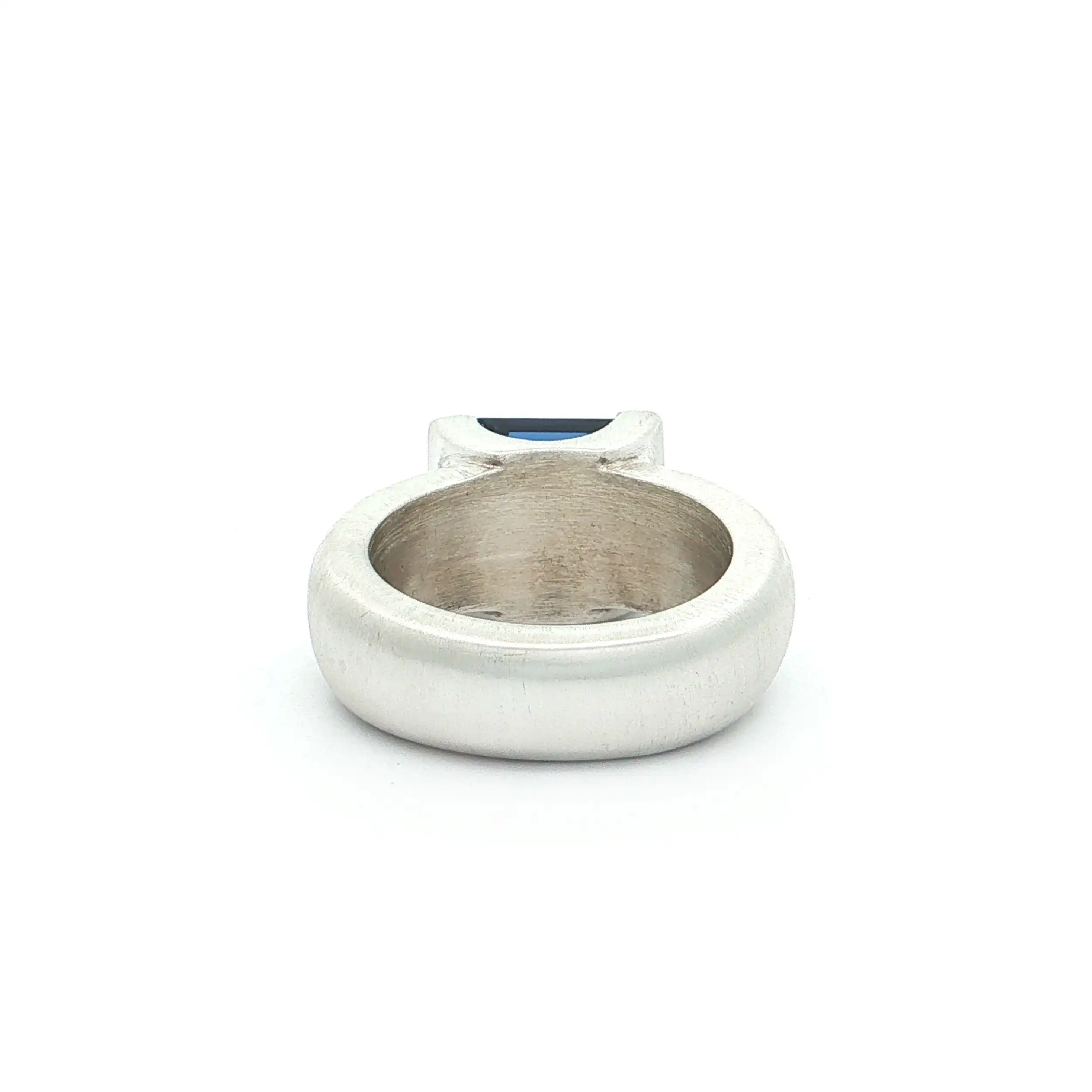 Ring Silber mit snythetischem Spinell