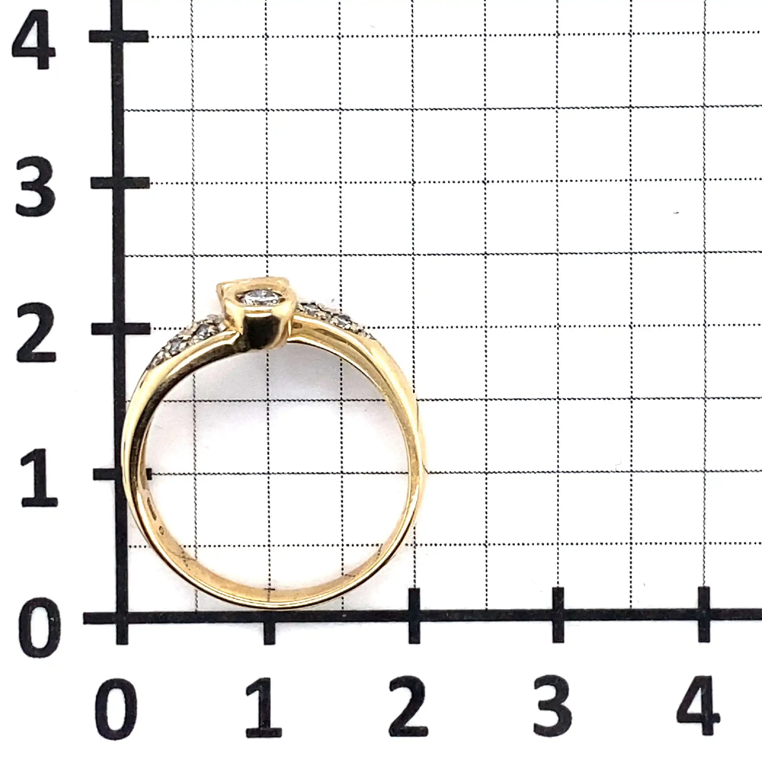 Ring Gelbgold mit Brillanten Ring Gelbgold mit Brillanten