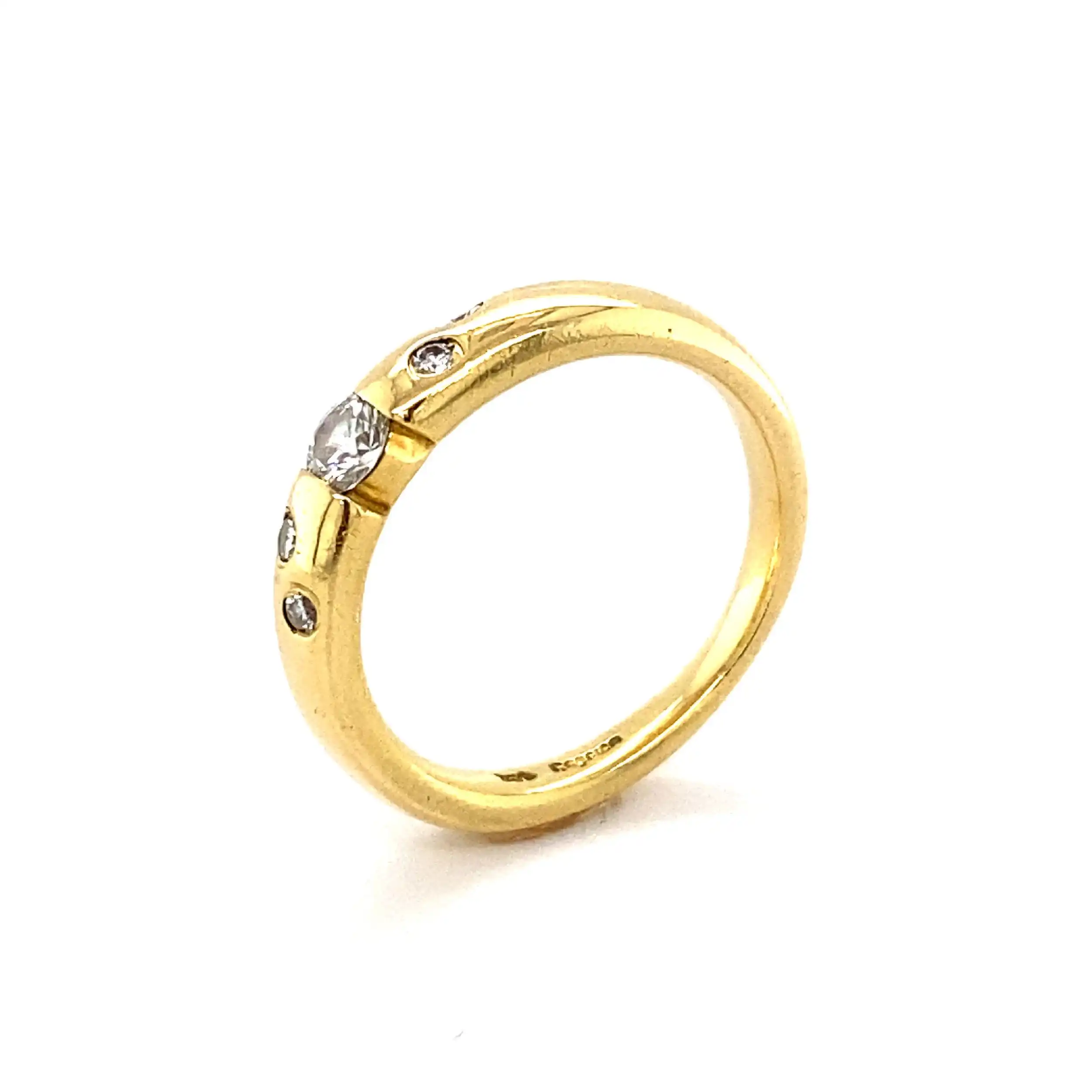 Ring Gelbgold mit Brillanten