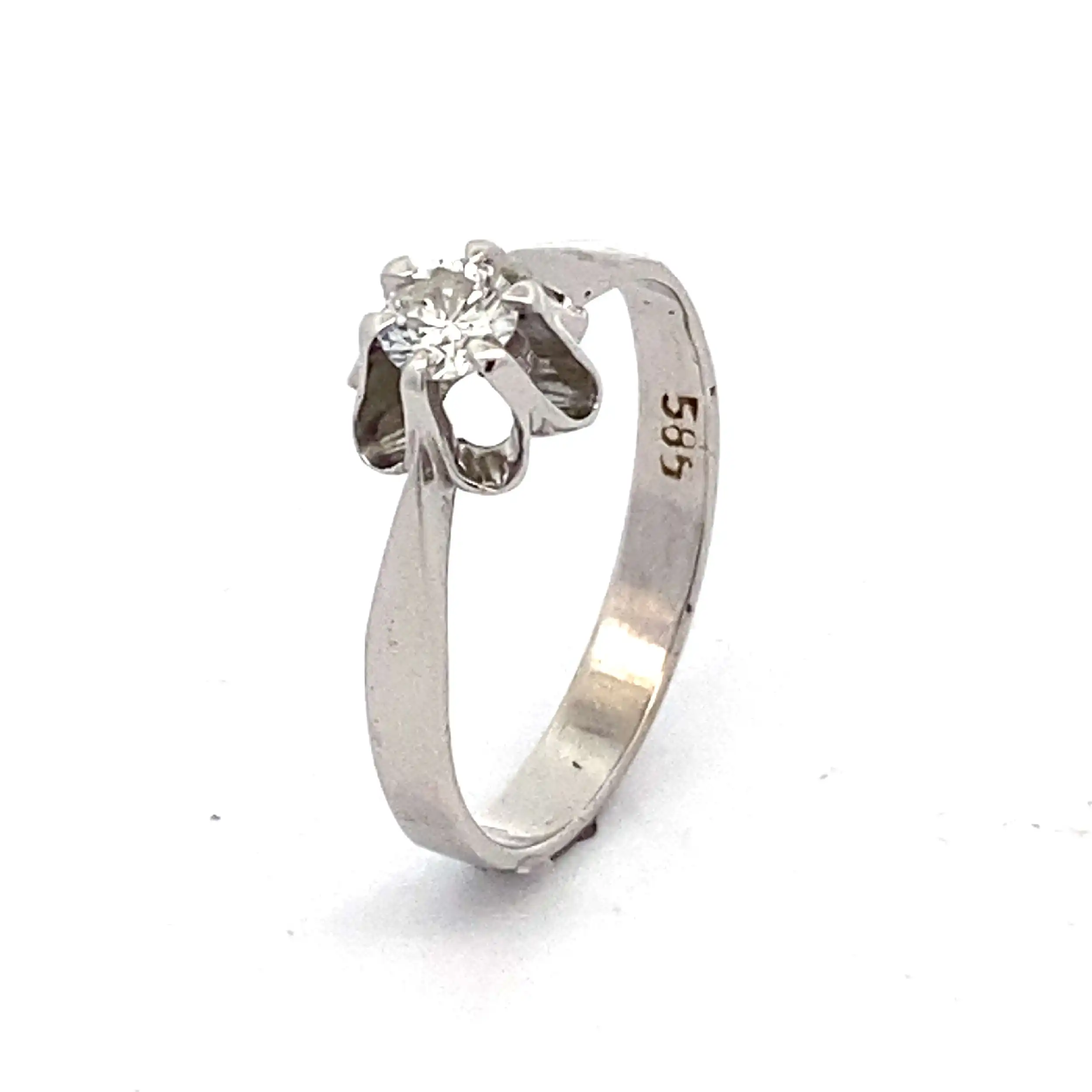Ring Weißgold mit Brillant