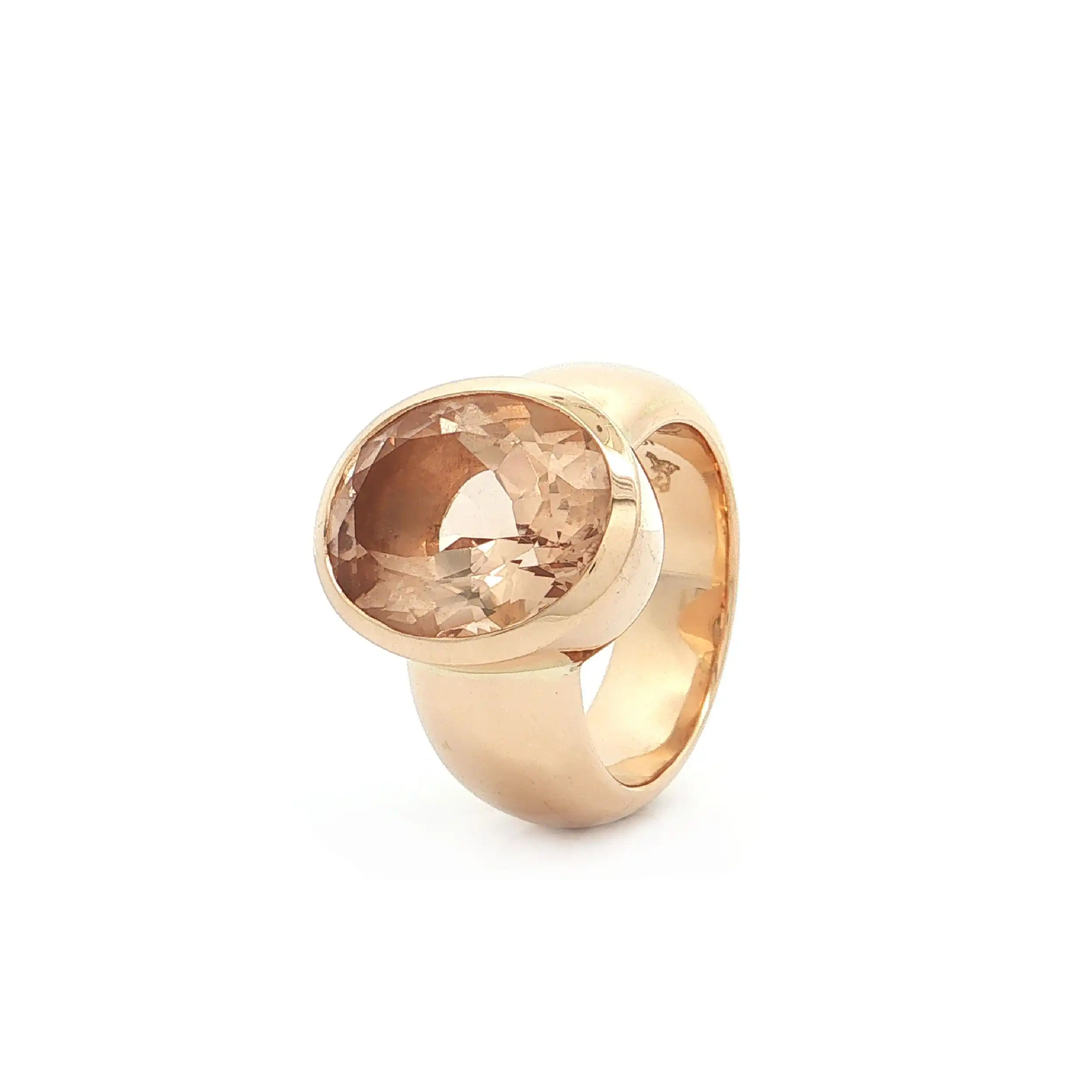 Ring Gelbgold mit Morganit Ring Gelbgold mit Morganit